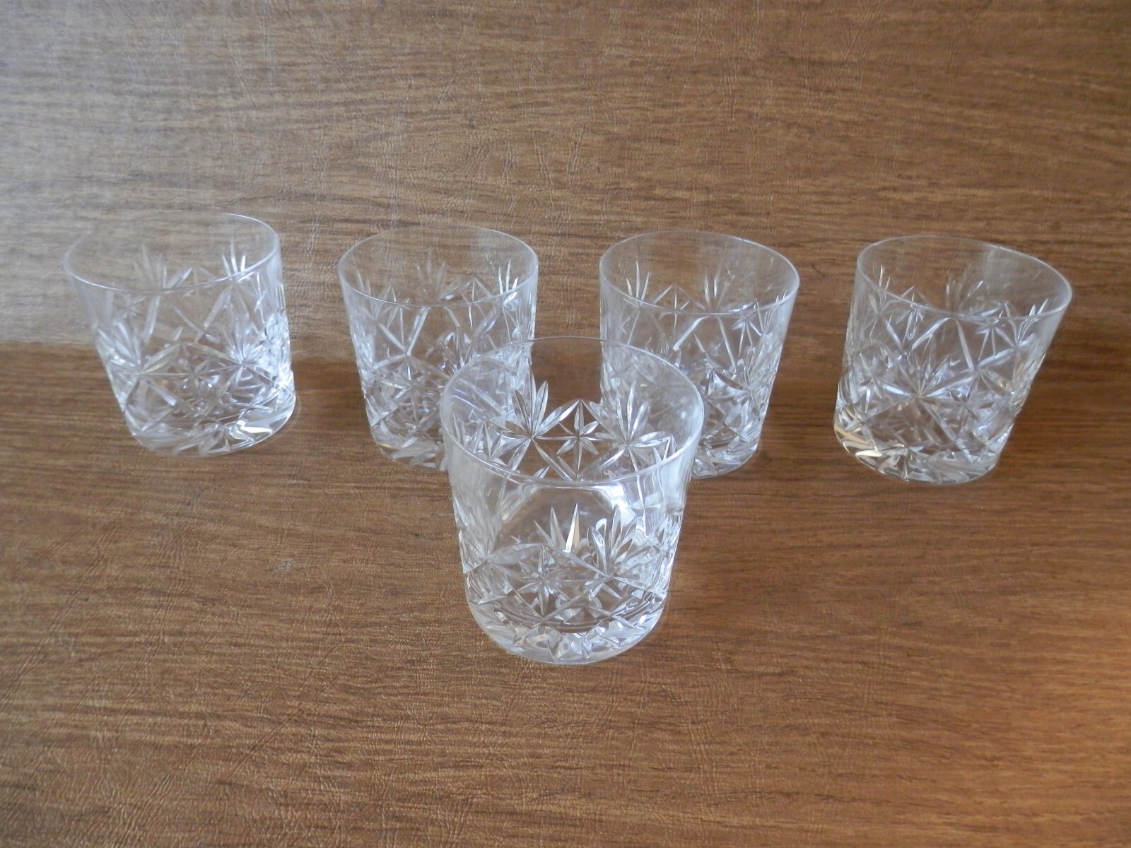 5 Thomas Webb Continental 3.25 ” Tumblers VGC Free S/H