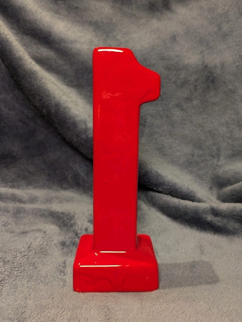 Red Haeger Pottery #1 Vase Or Planter #335 8″ TALL X 3″ WIDE X 2.75″ LONG USA