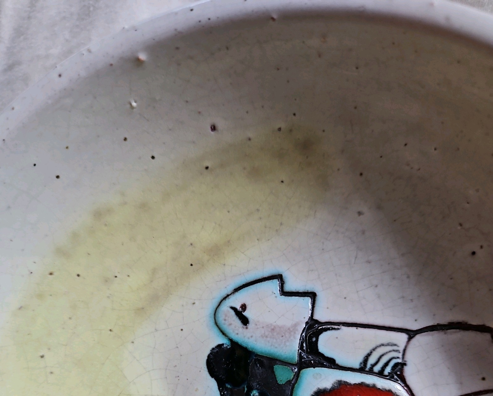 SUSAN ESPINOSA SIGNED VINTAGE PUERTO RICO POTTERY 6-1/2″ BOWL