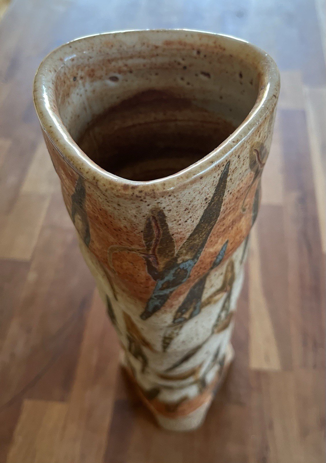Sequoia Miller Handmade Pottery Vase Studio Pottery-12.5 in tall