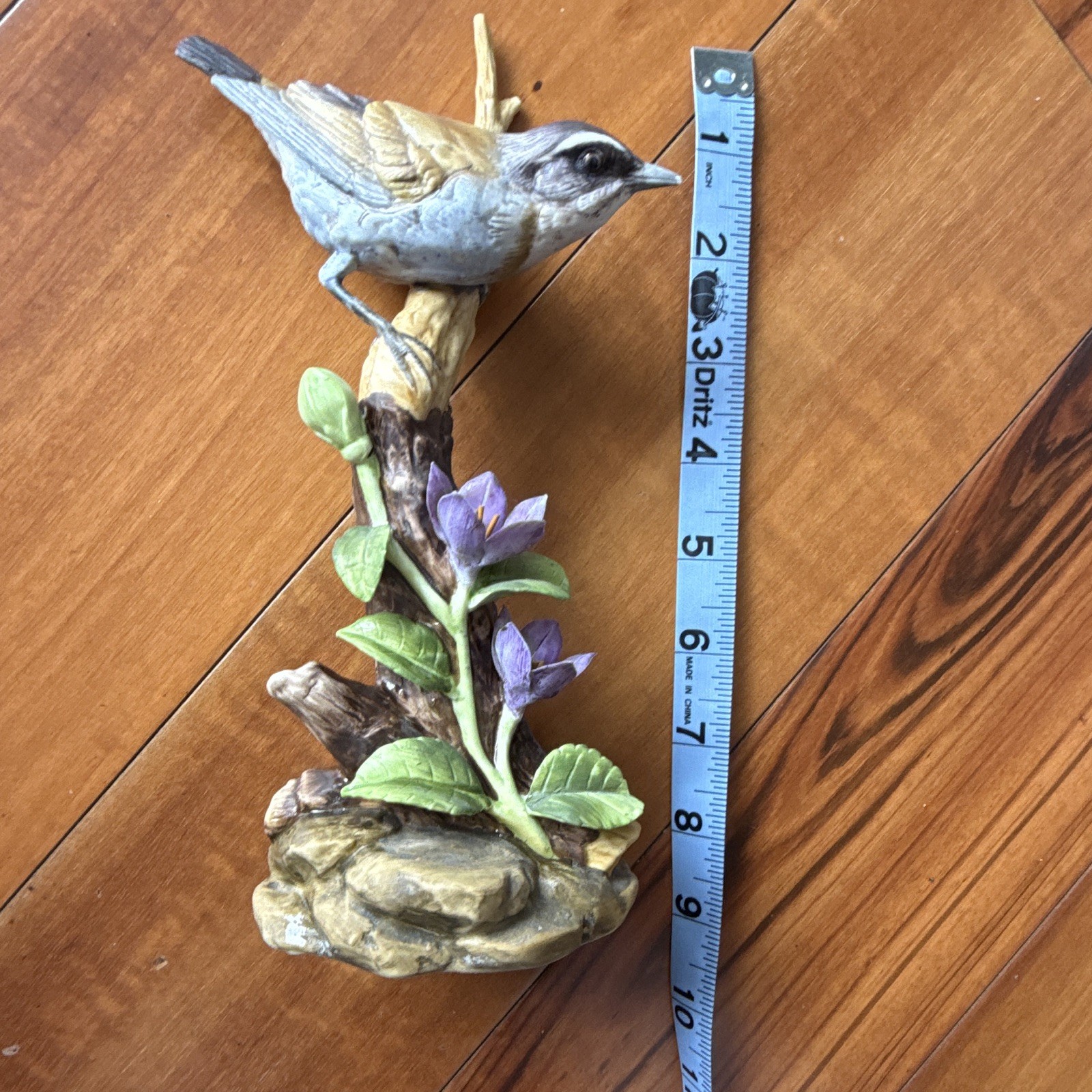 Andrea by Sadek Tennessee Warbler Ceramic Figurine Hand Painted 9in #6316