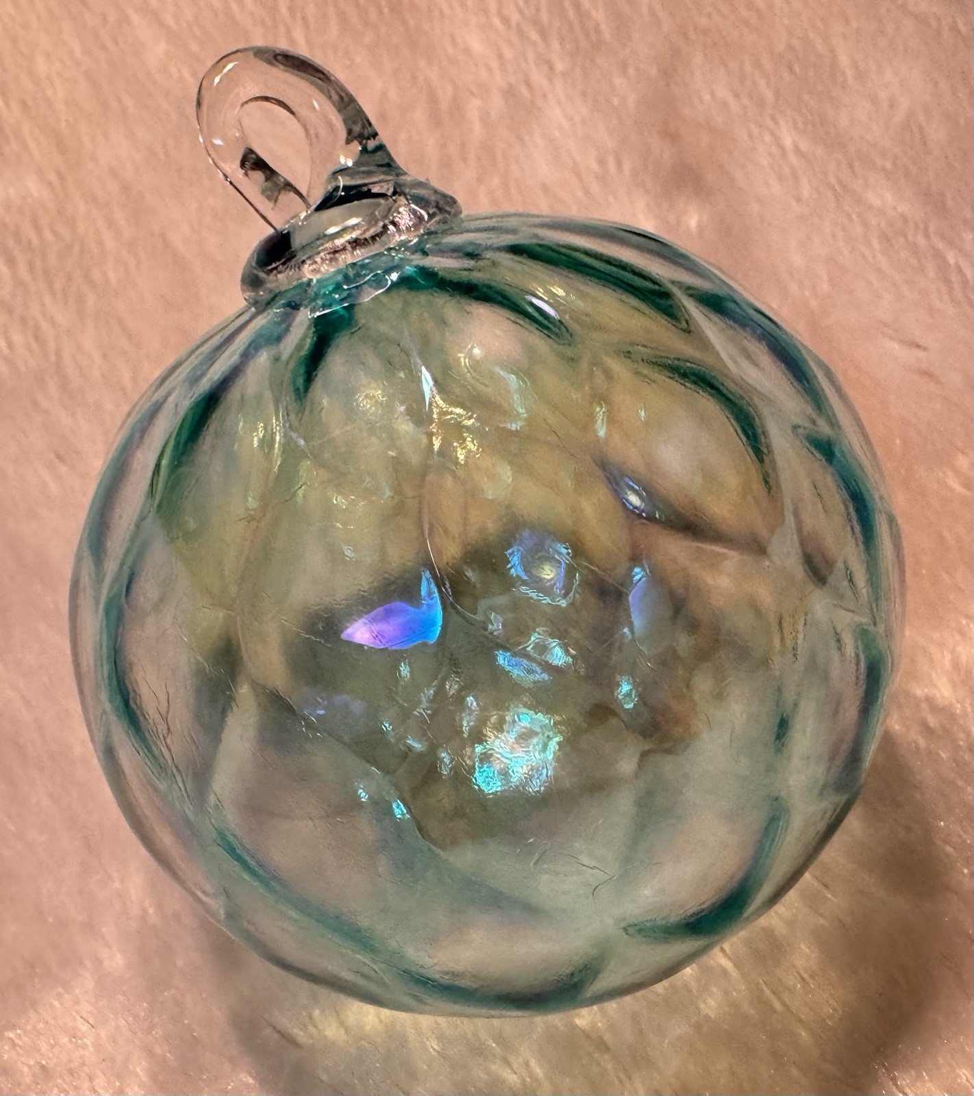 Hand Blown Glass Ball Orb Witch Spirit Home Protection Energy Art Ball Boudoir
