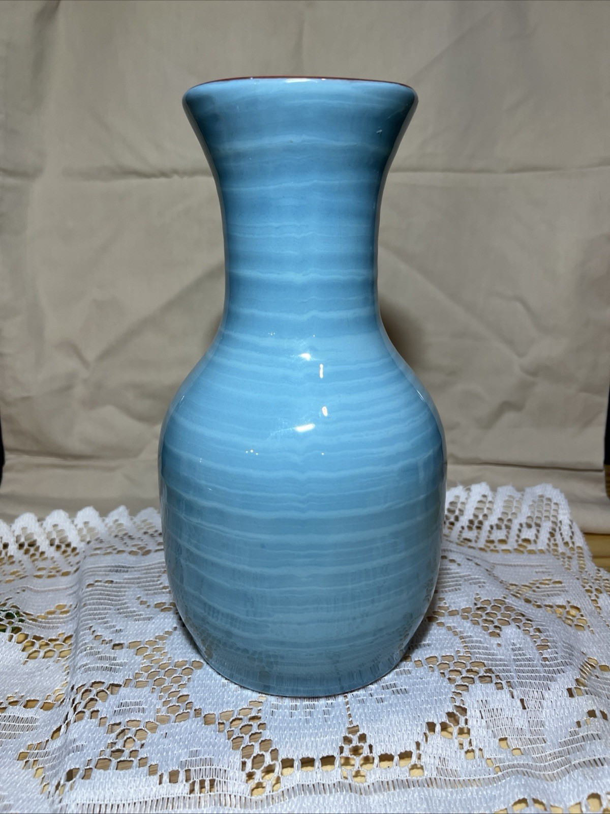 Large Redware Vase/decanter