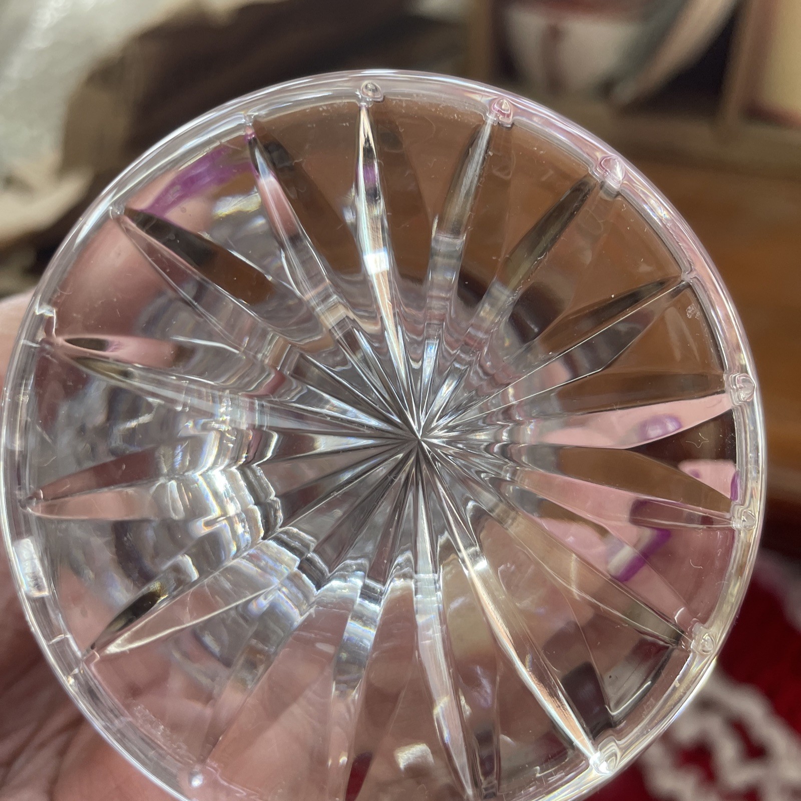 Waterford Crystal Glass Irish Retired Glandore 7” Flower Vase