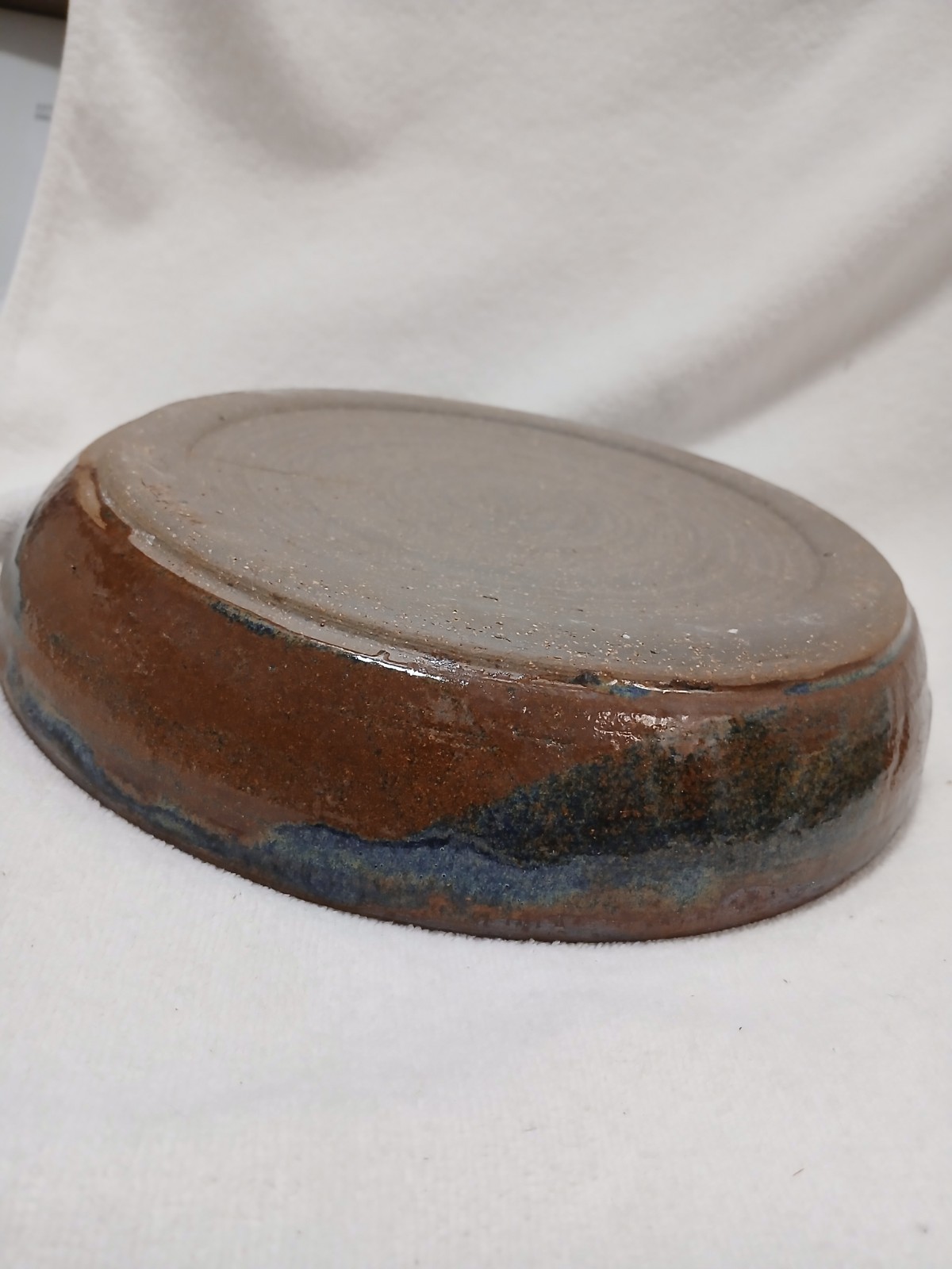 Pottery Serving Platter w Lid Exotic Party Holiday Rustic Cottagecore Farm Artsy