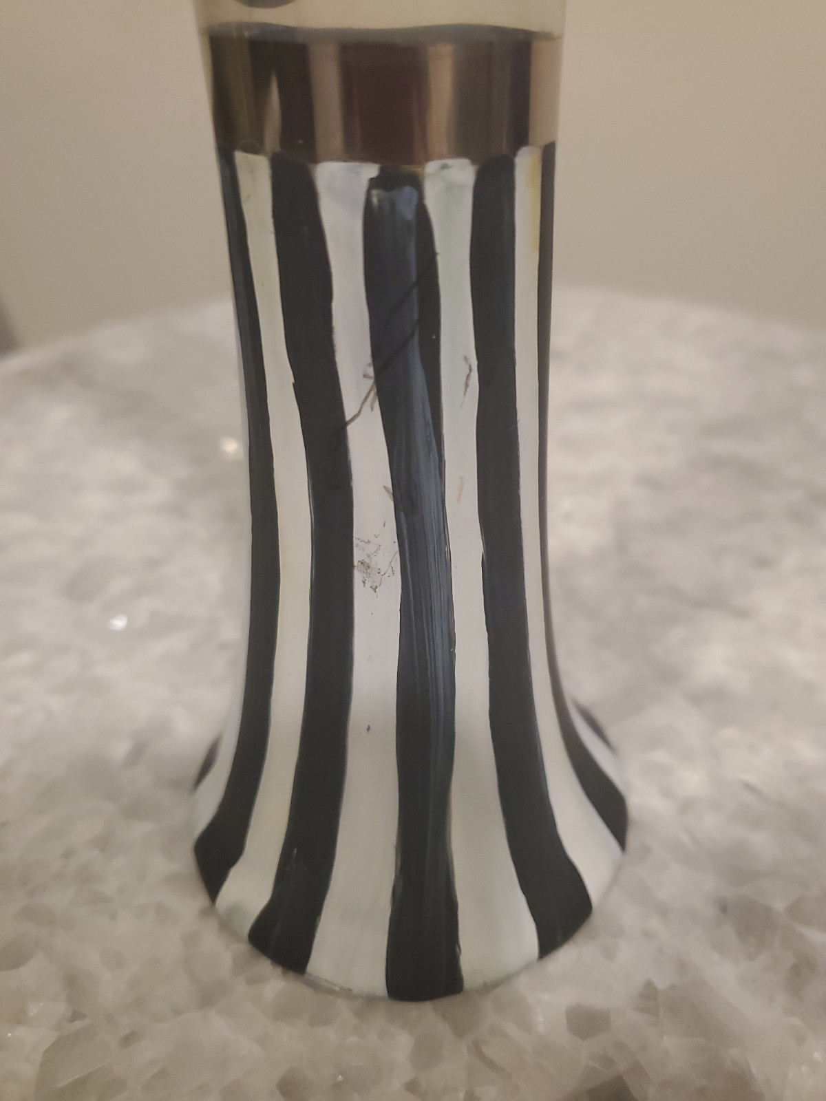 MacKenzie-Childs Circus 10 5/8″ Ruffled Clown Vase
