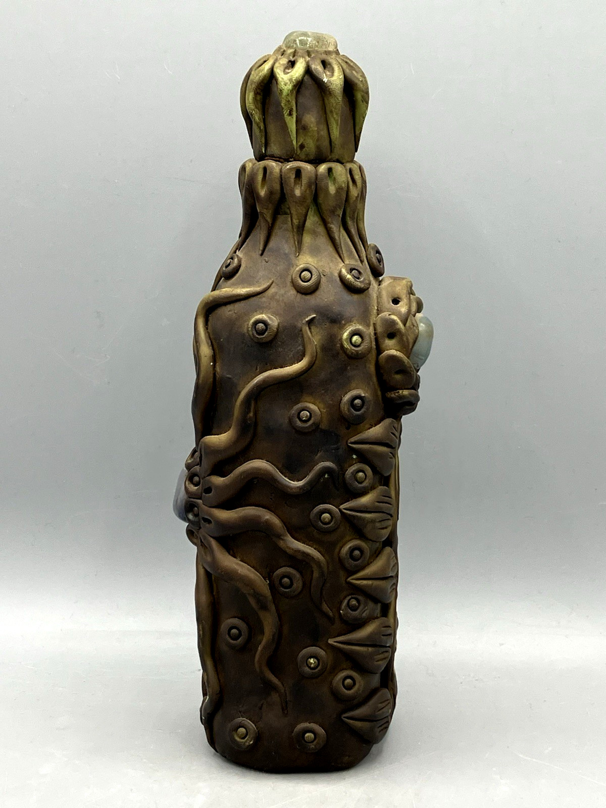 Vintage Handcrafted Magic Potion Wizard Bottle 9.5 inches Tall