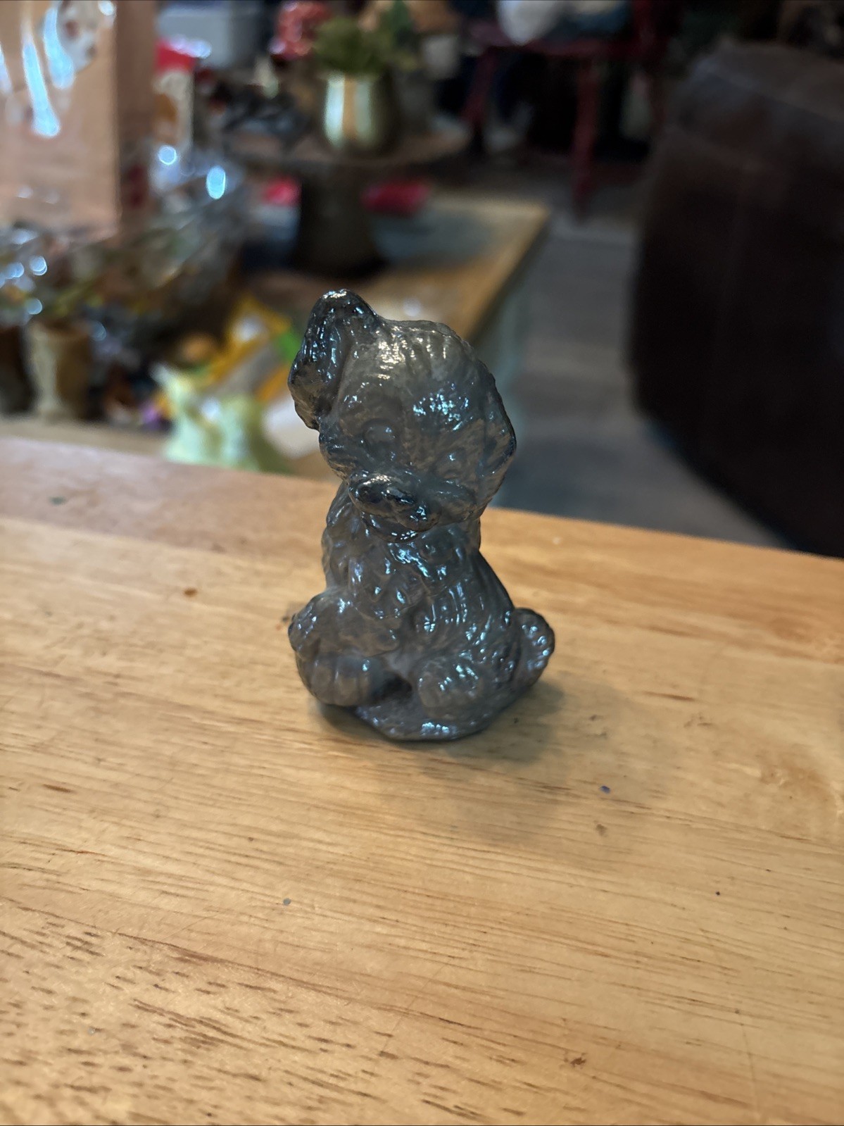 Boyd Glass Silver/grey Skippy The Dog