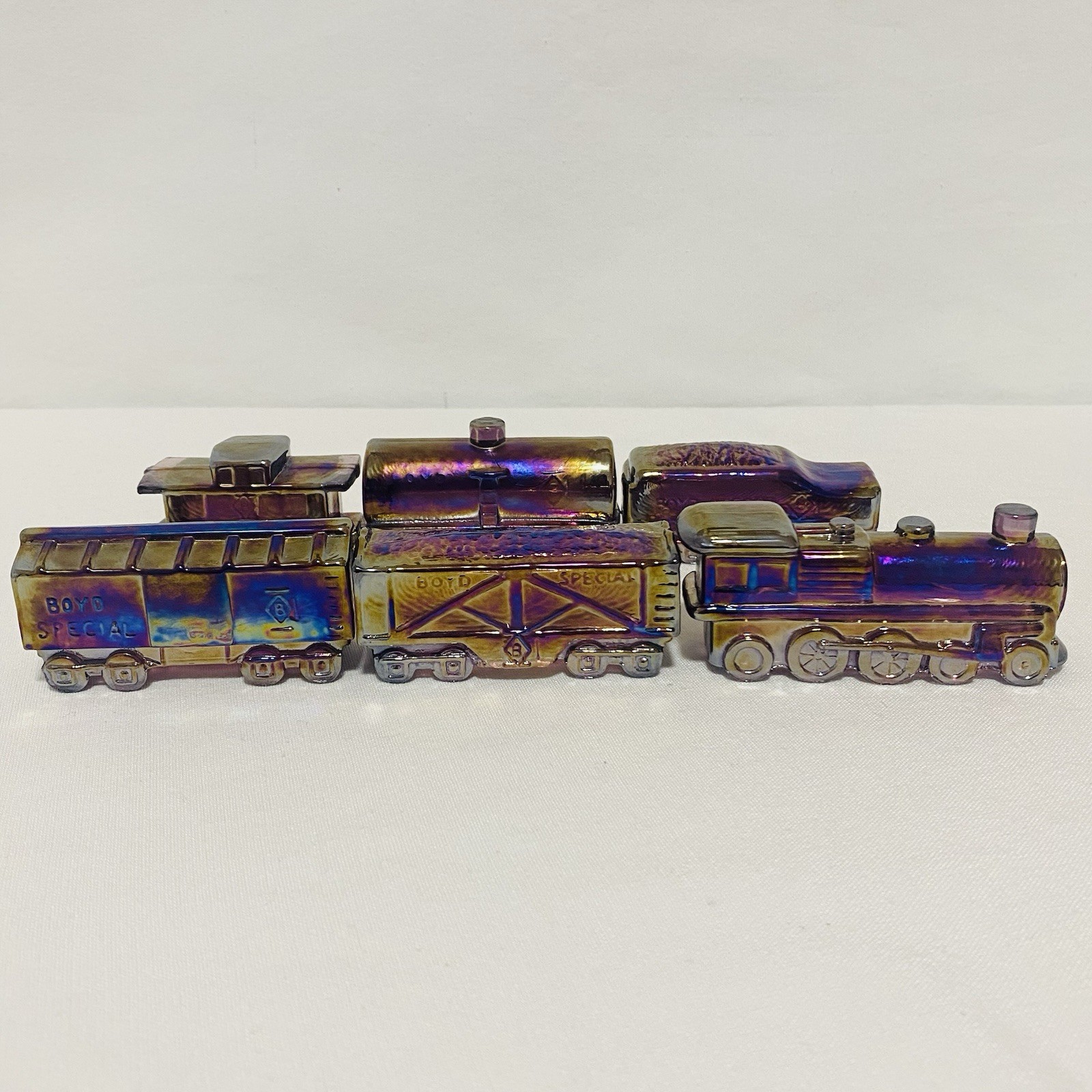 Boyd’s Special Chocolate Carnival Train Set 6 Pieces Vintage 7/29/1994