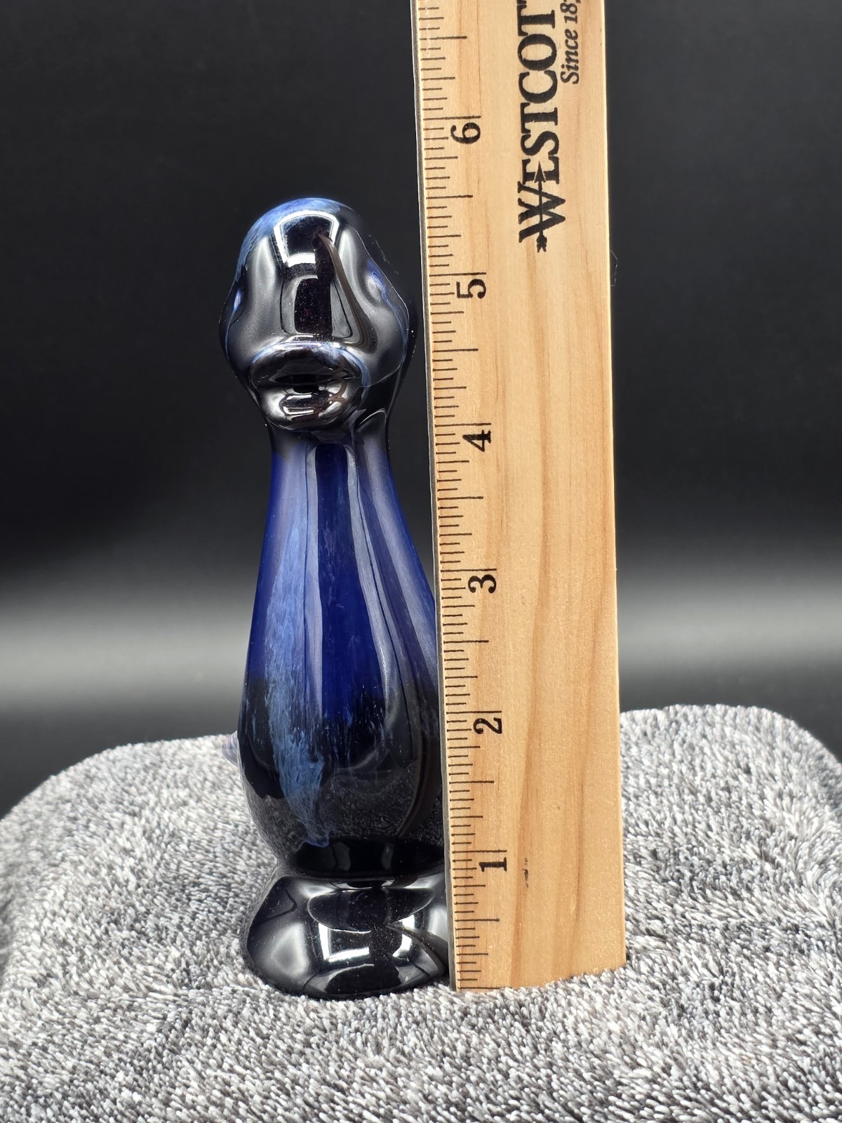 Blue Mountain Pottery Duck Blue Vintage 5.5in