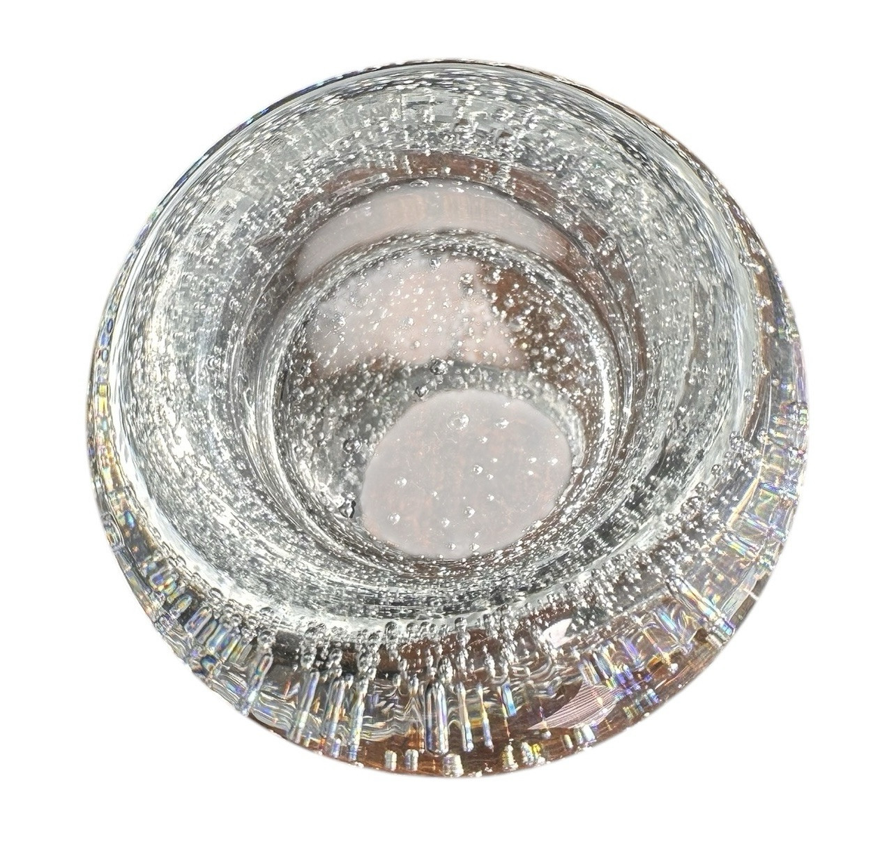 Royal Limited Crystal Controlled Bubble Votive Candle Holder 3.25” X 3″ Poland