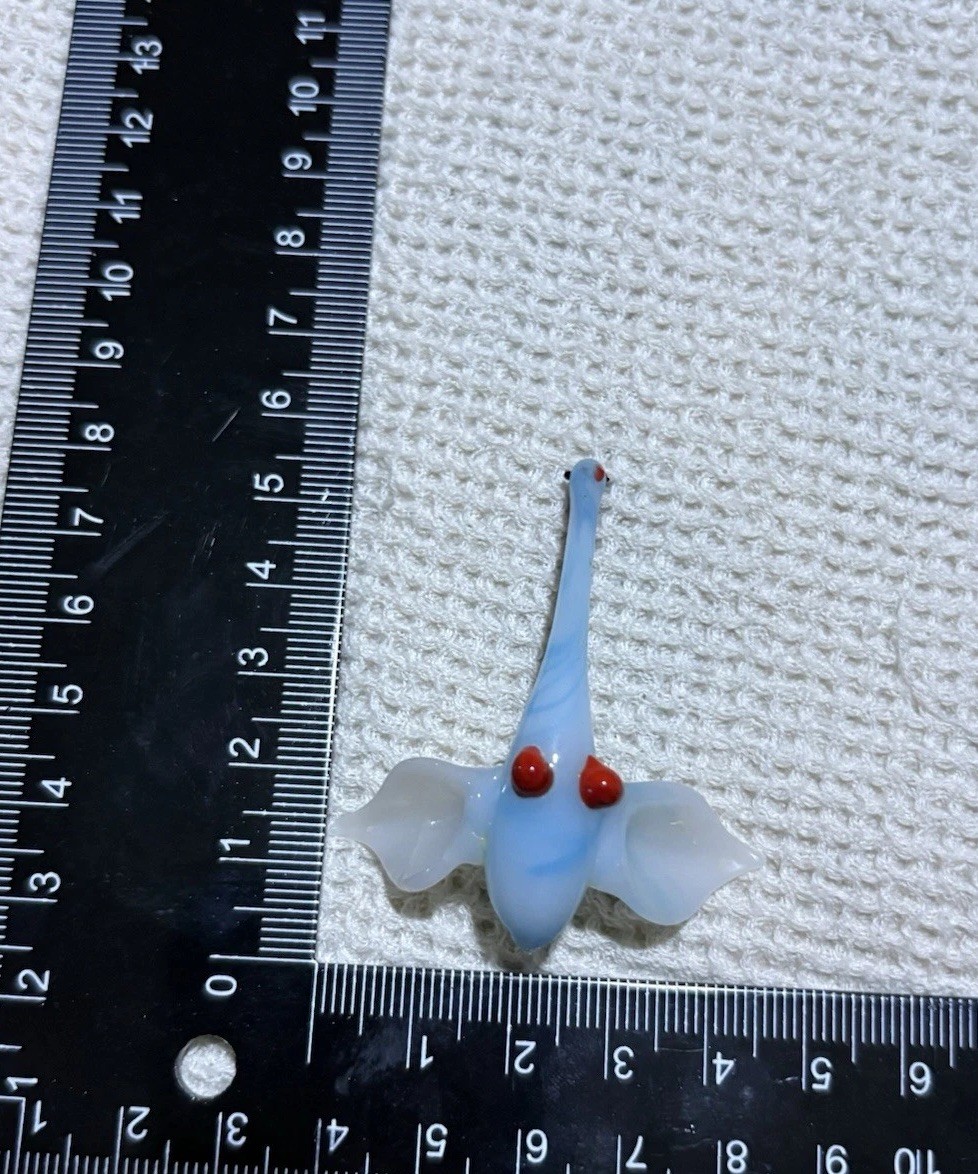 Vintage Miniature Blown Glass Bird