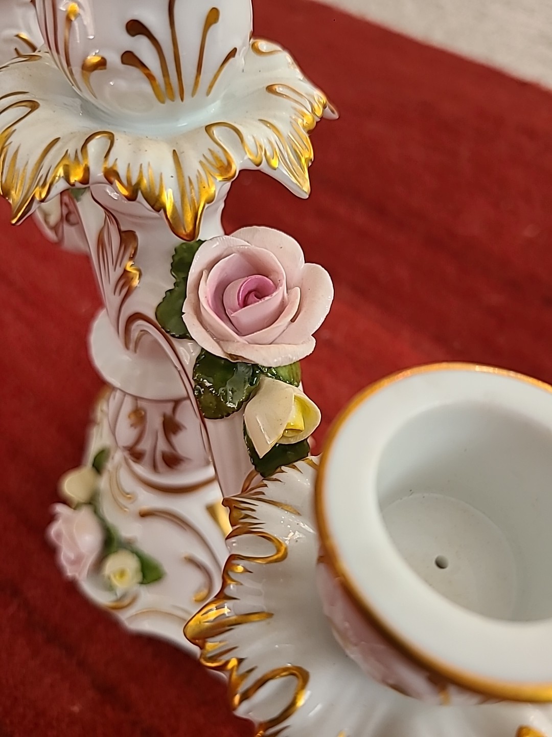 Candle Holder Candelabrum AK Kaiser, 3-Arm, Rose Gold, 23 Cm