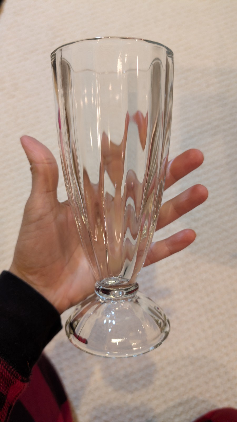 VINTAGE Gibson Home 4 Piece Milk Shake Glass Set