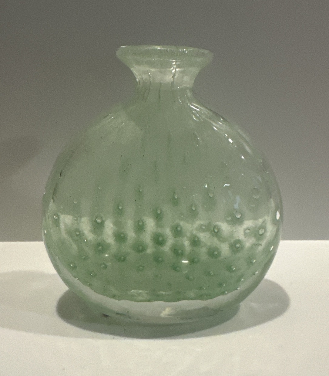 Royal Limited Crystal Glass Green Flower Vase Iridescent Beautiful