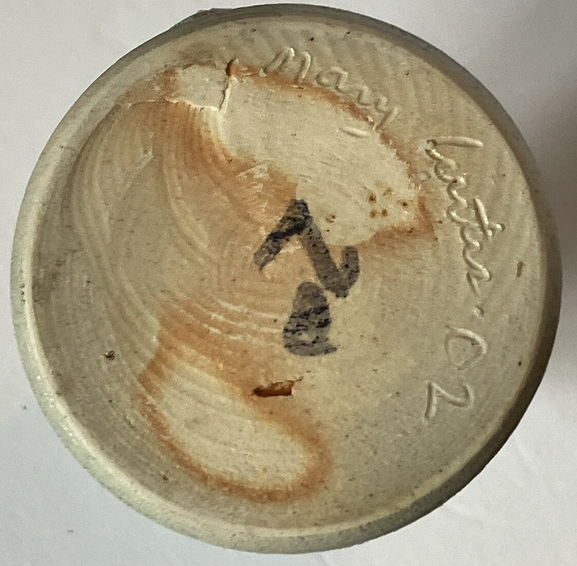 Studio Art Pottery Vase 4.75 Inches Green