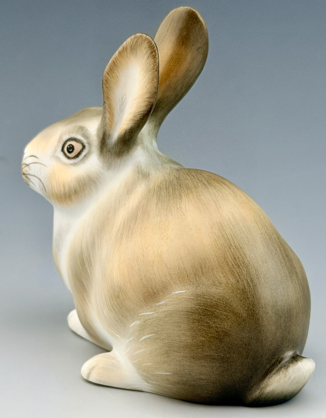🦋 MINT HEREND Guild Bunny Rabbit Natural Figurine