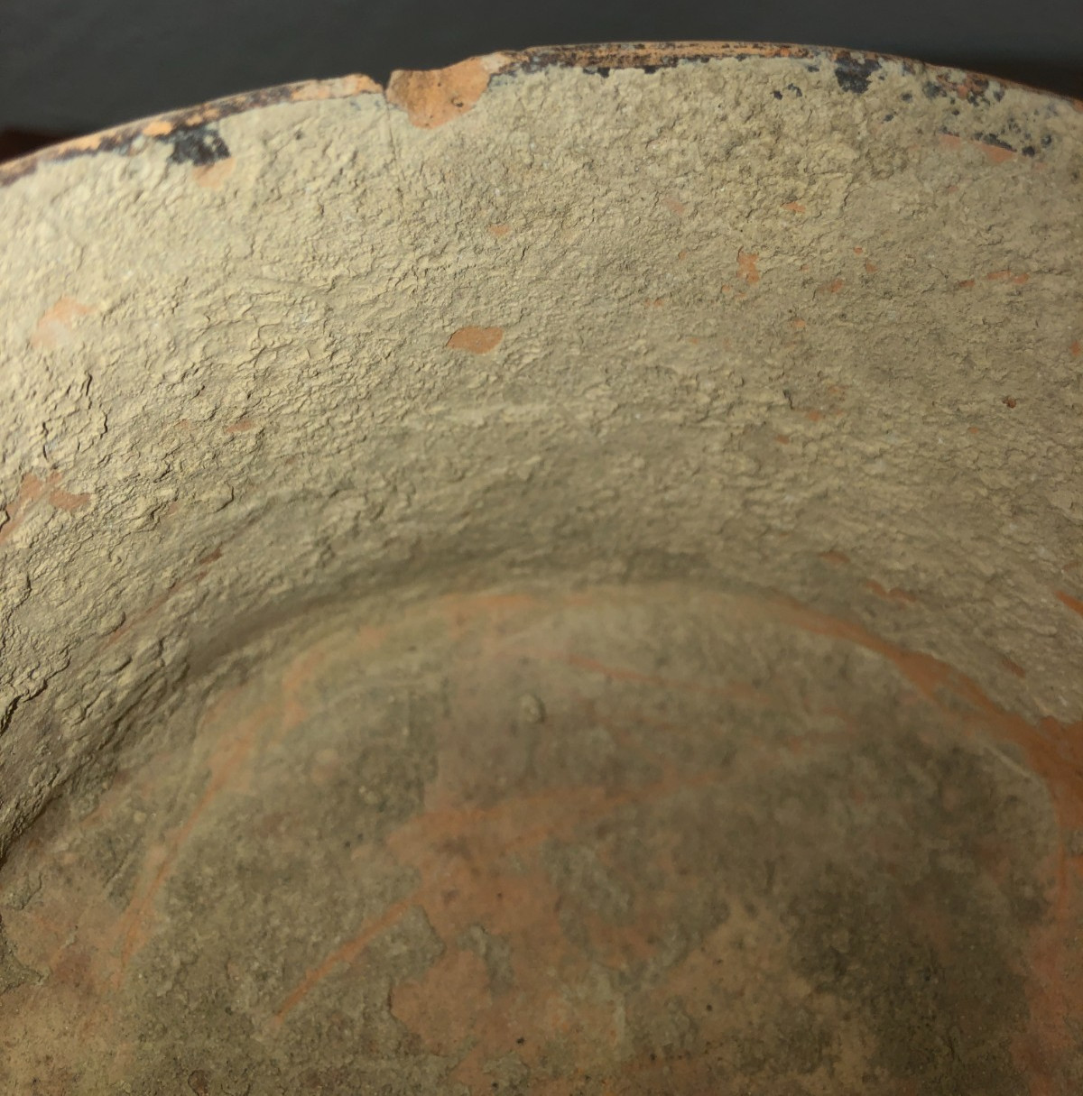 Ancient BCE Antiquities hand painted bowl with COA , 2000-3000 BC Greece? Egypt?
