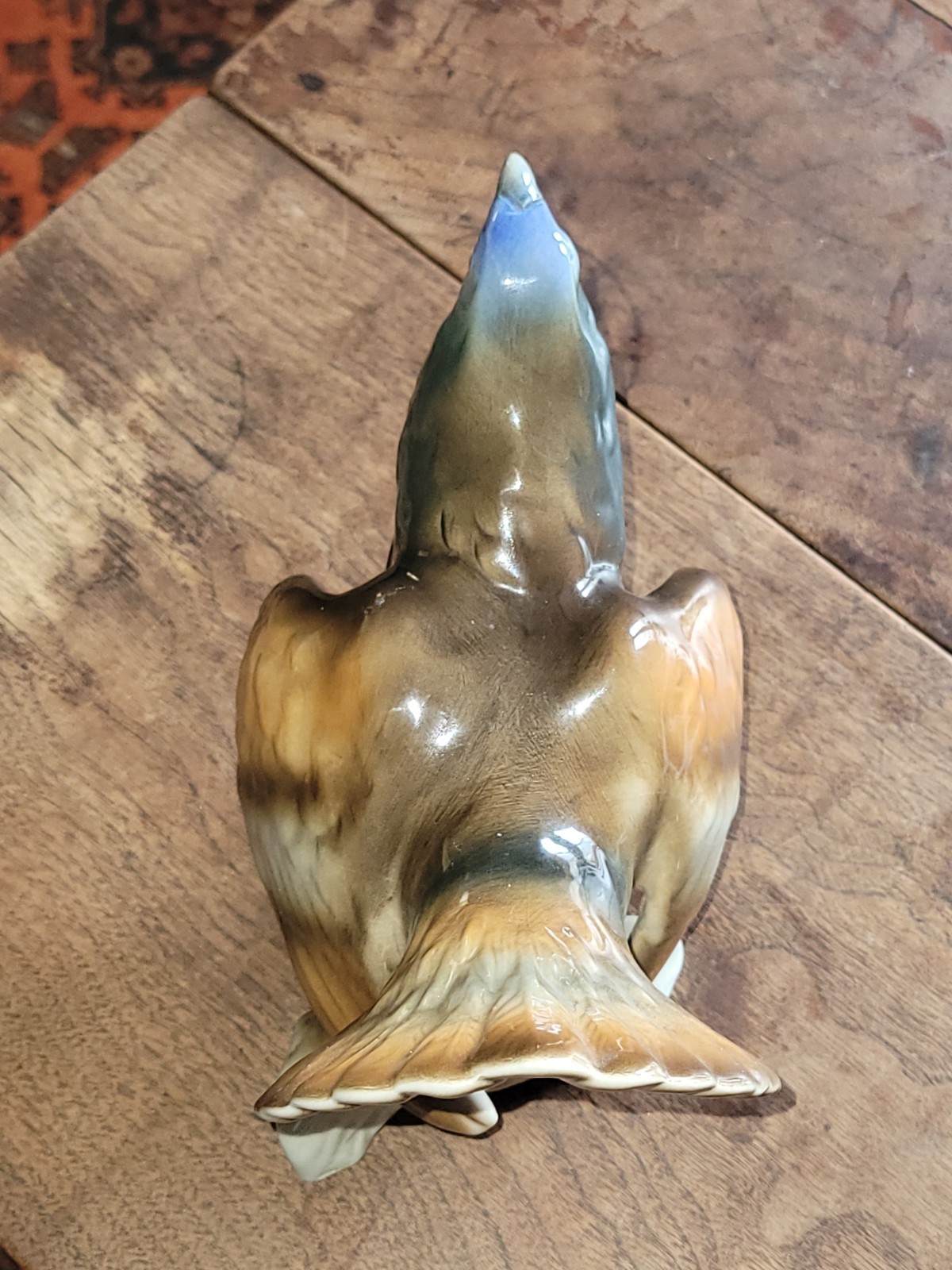 1960s-70s ROYAL DUX Porcelain GROUSE Game Bird 7.5″ Figurine #399 Hand Painted