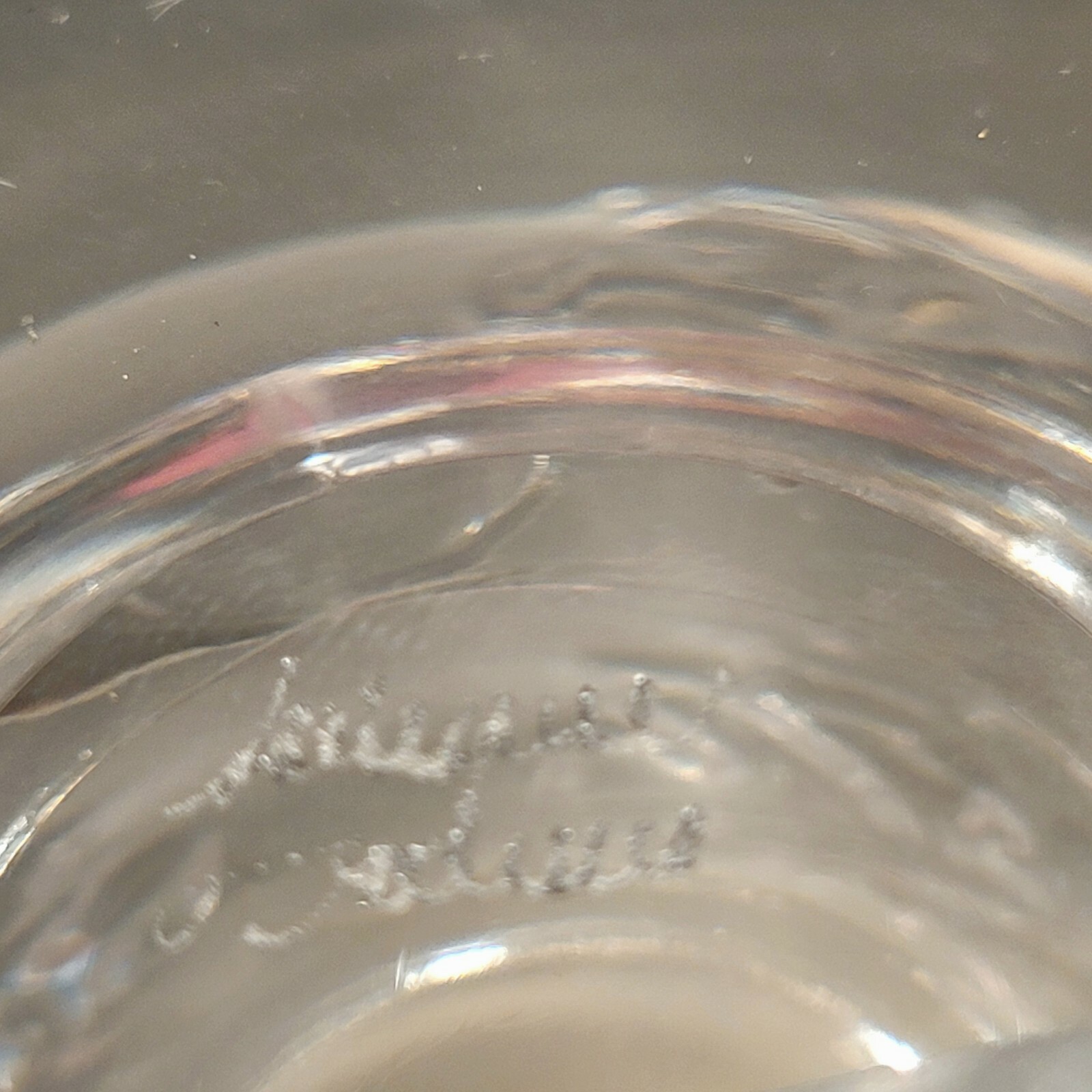 Lalique Satin Crystal St. Cloud Vase – Signed Please Read & Review Photos