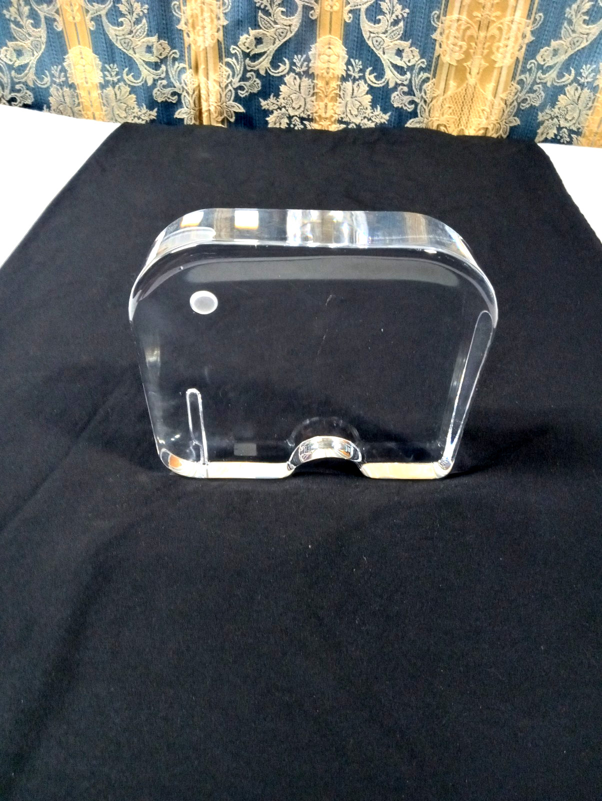 Denji Takeychi Zoo Series Elephant 24% Lead Crystal Clar Japan
