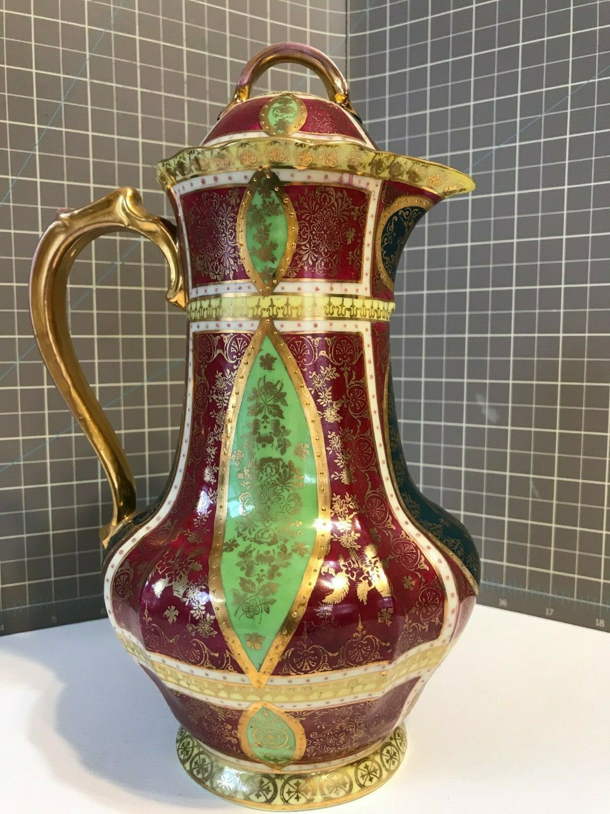 Royal Vienna Austria Coffee/Tea Server – Beehive Mark – Signed By Kaufmann