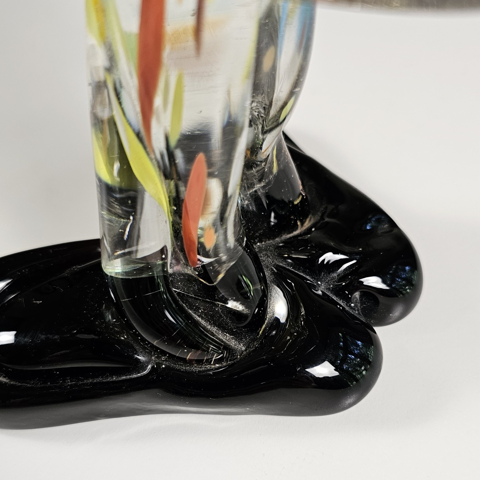 Vintage Koscherak Bros Murano Glass Clown 13.5″ Hand Blown Italian Art Figurine