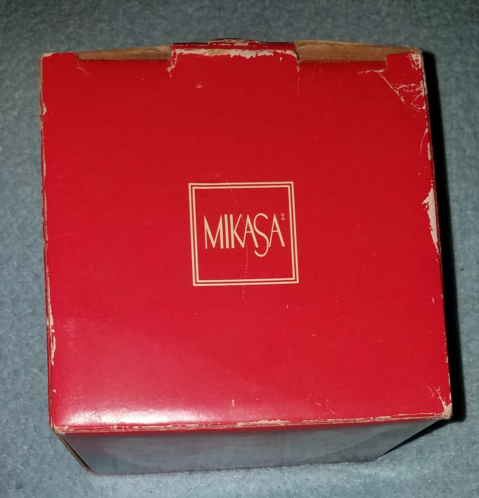 Mikasa-Holiday Lights-Angel Clear Glass Candleholder -3 1/4″- Used – SA 835/610