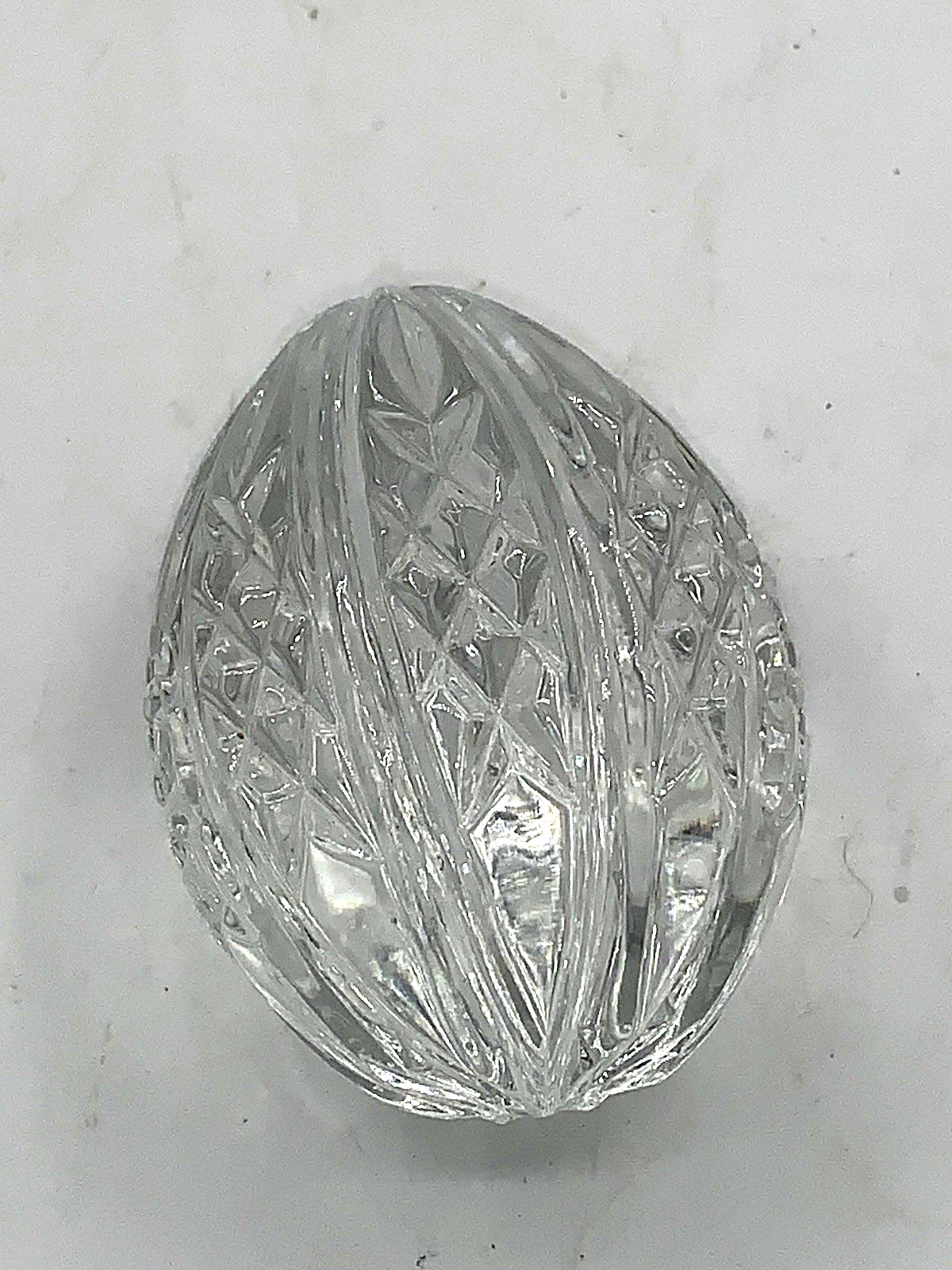 1999 Waterford Crystal EGG Paperweight No Base 3 1/4″