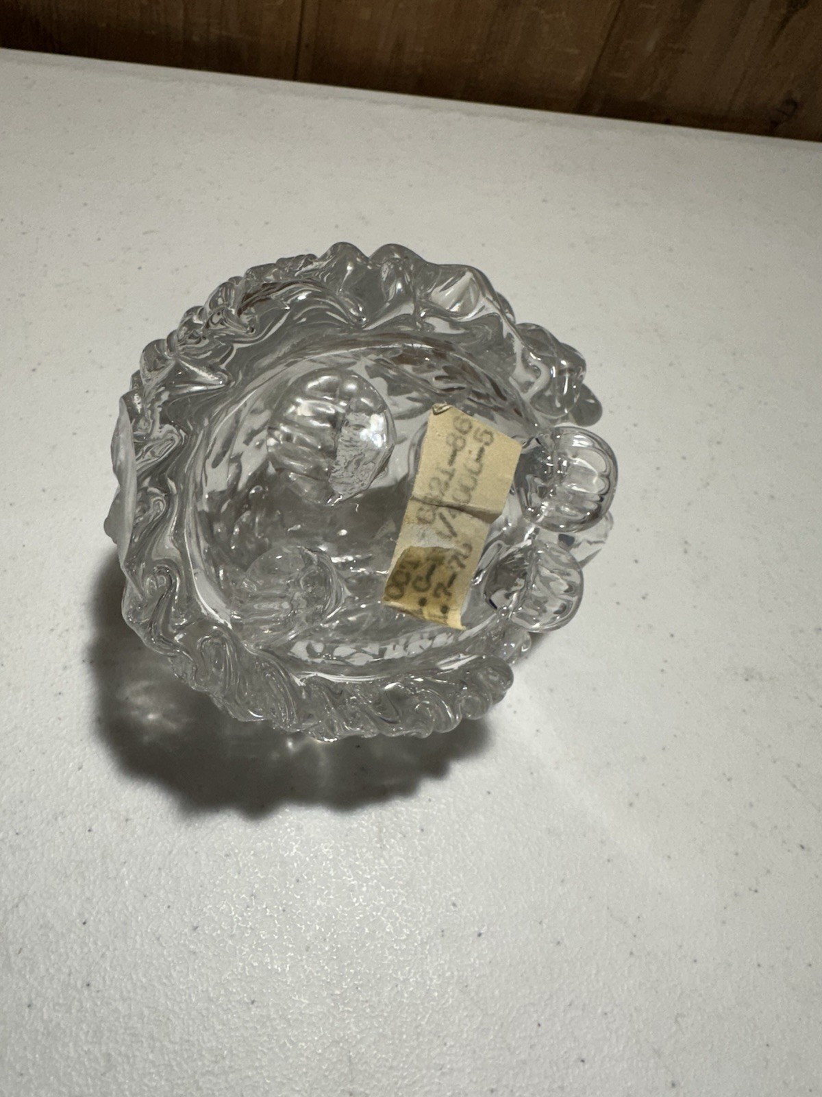Vintage USSR Soviet Crystal Hedgehog Figurine, Glass Hedgehog