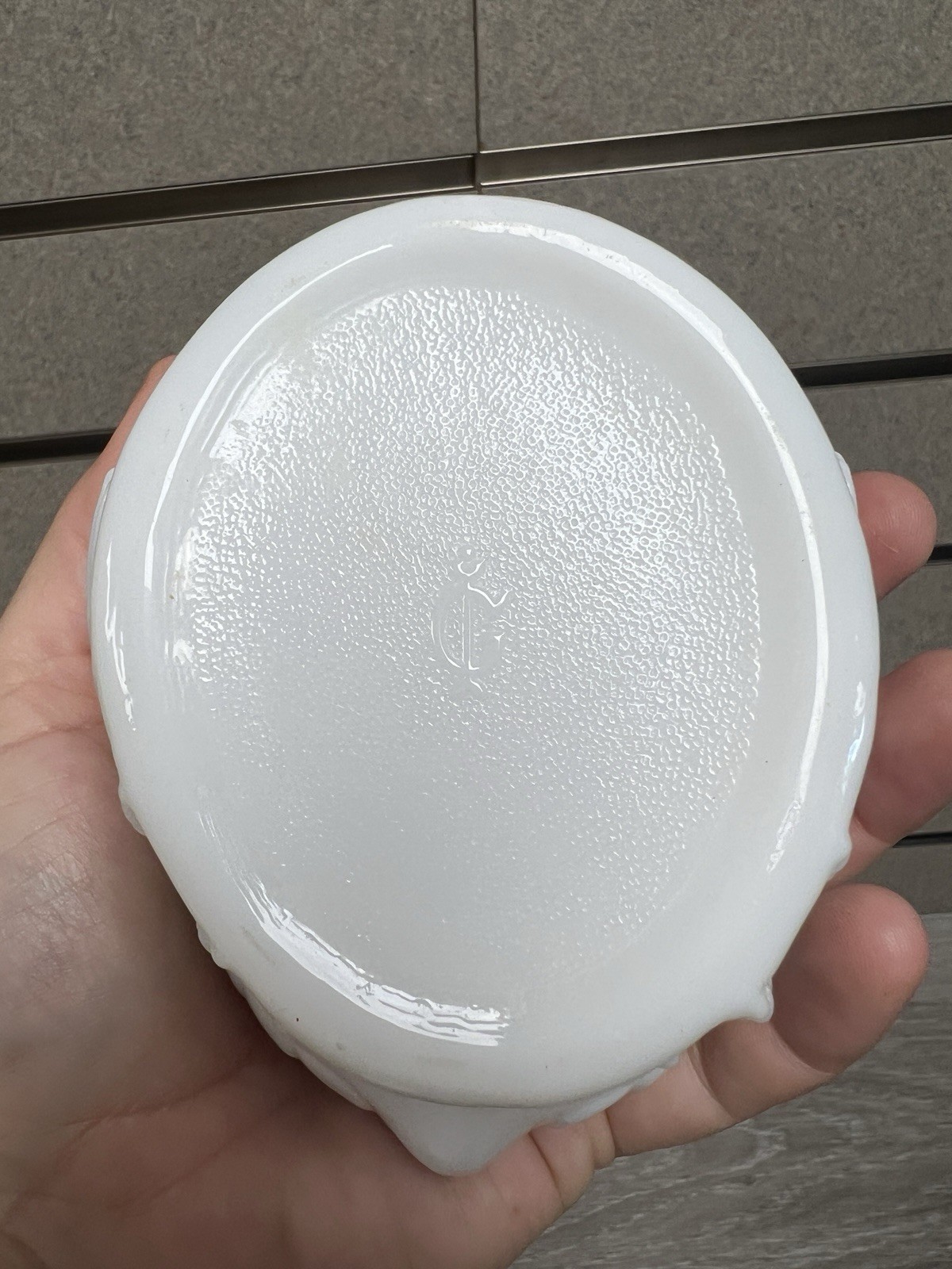 Vintage Imperial Glass Milk Glass Nesting Turkey Lidded Dish EUC