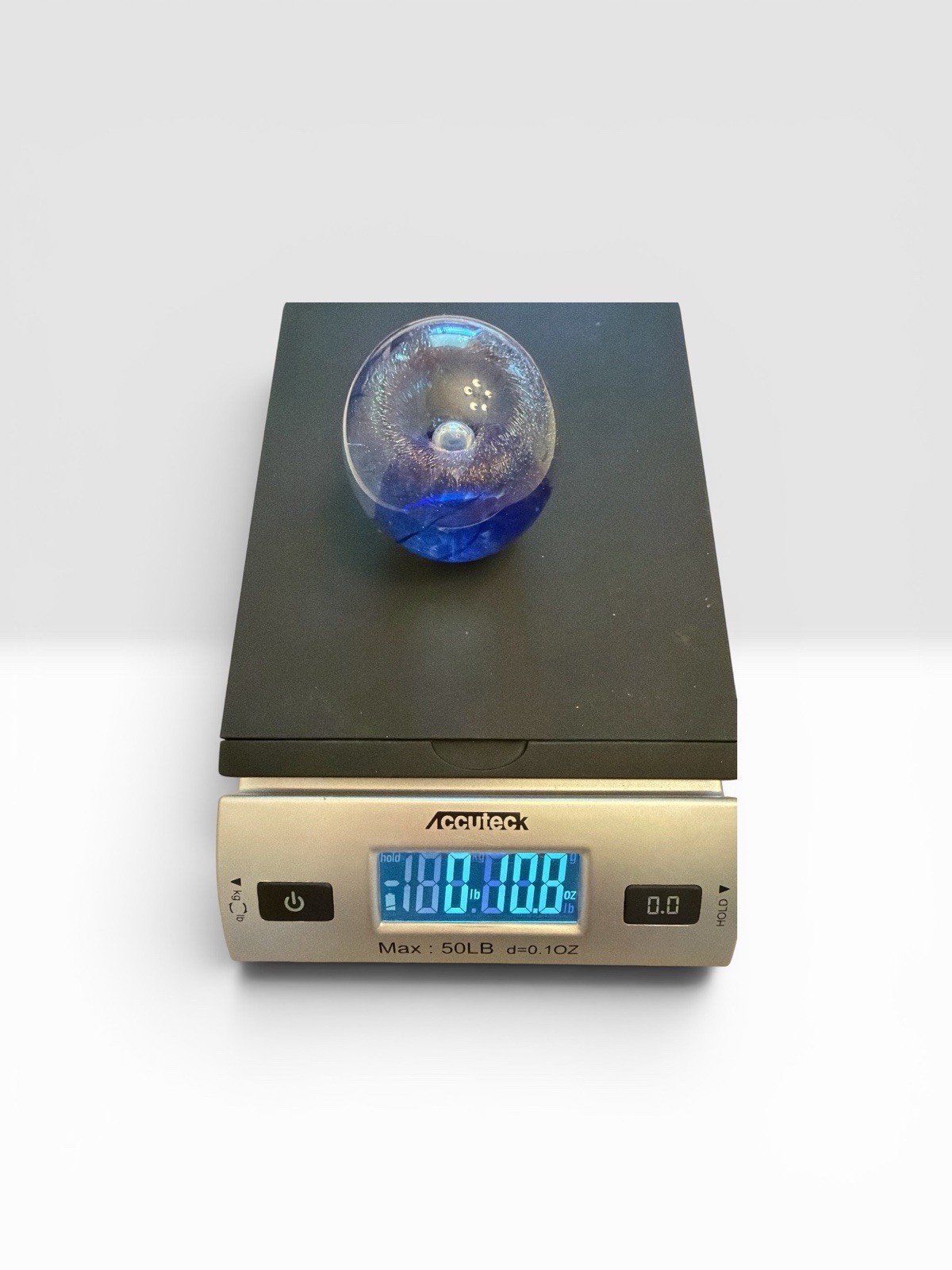 Vtg 1988 Robert Eickholt CHASM SWIRL Glass Paperweight Signed 2.25in Approx.