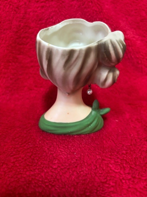 Vintage Lady Head Vase Napco C7313 Kim Novak Hollywood Star 1960s