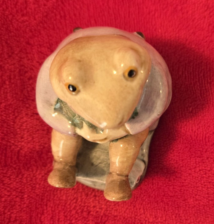 Beatrix Potter’s Mr Jackson Toad Figurine Beswick England BP3b Vintage 1974