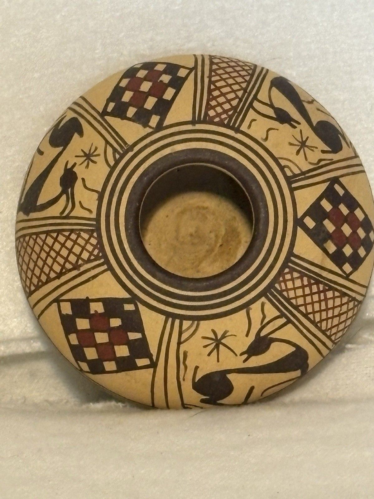 Very Detailed Intricate Handmade Pottery Vessel From Greece Perfect Condition