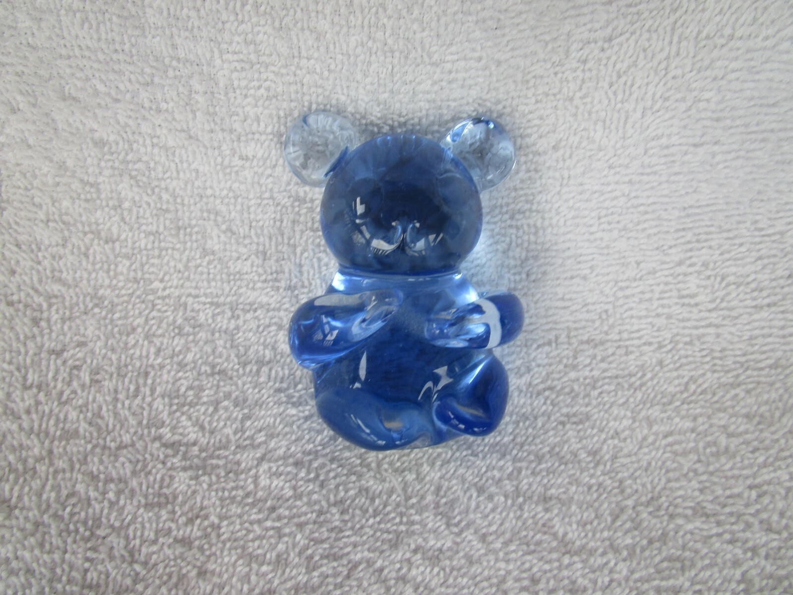 US Commemorative Fine Art Gallery Blue Panda Bear Cute Paperweight ~NICE!!!