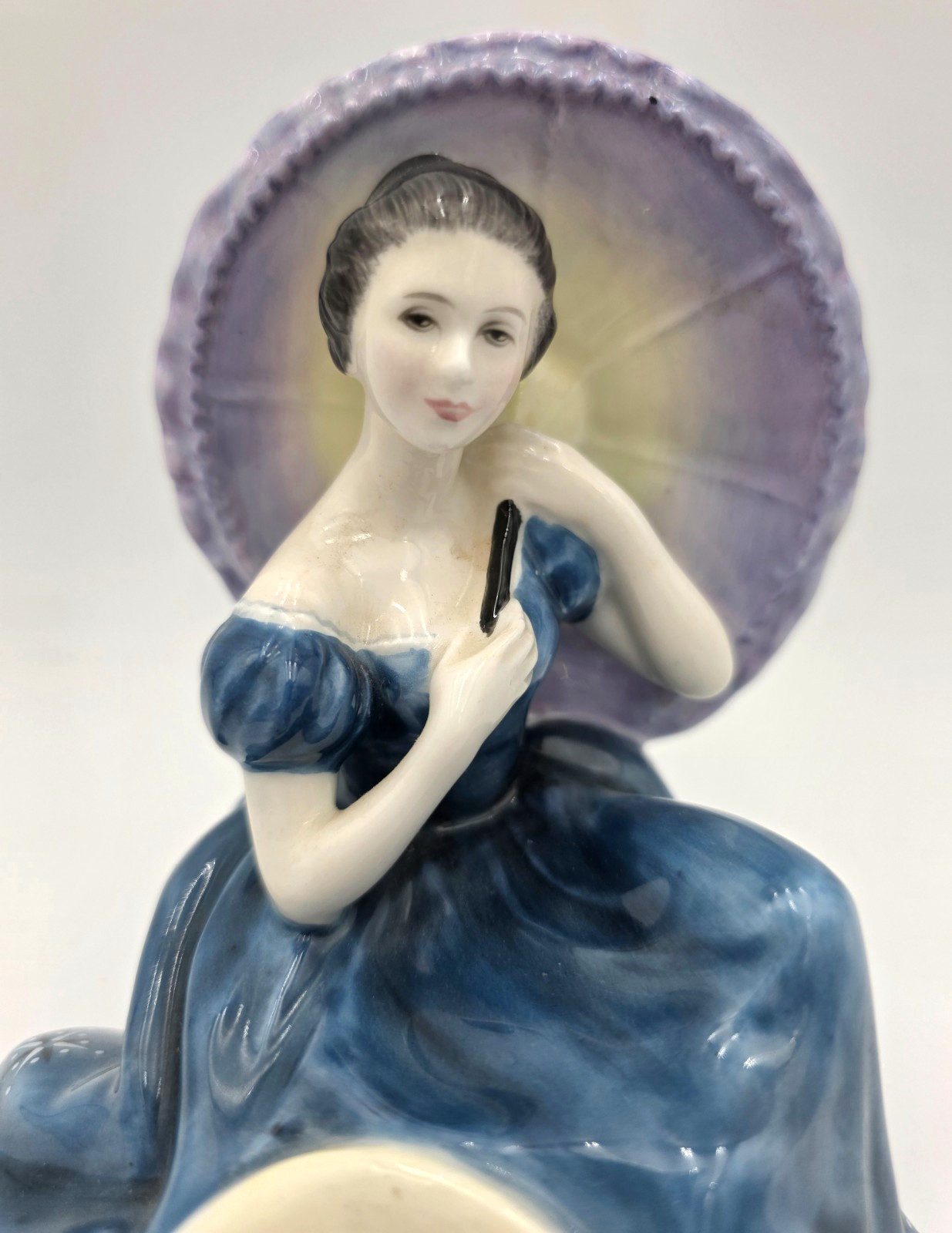Royal Doulton Pensive Moments HN2704 Lady Parasol Figurine VTG