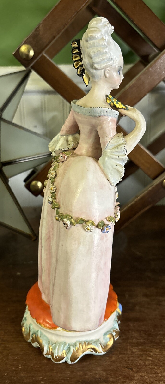 VTG SIGNED RARE ELEGANT LADY MARIE ANTONETTE TARCISIO TOSIN POTTERY FIGURINE