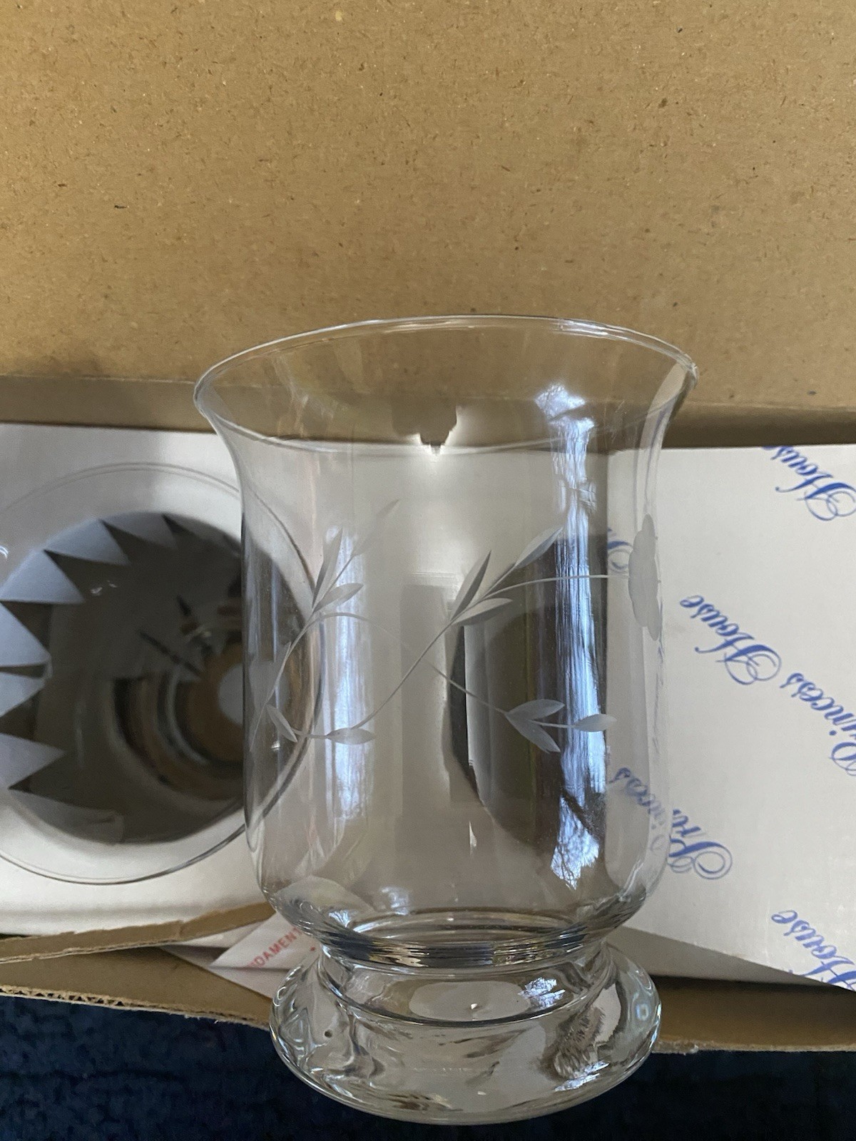 Princess House Crystal Votive Holders 690 Heritage-retired-Set Of 2-NEW-Vintage