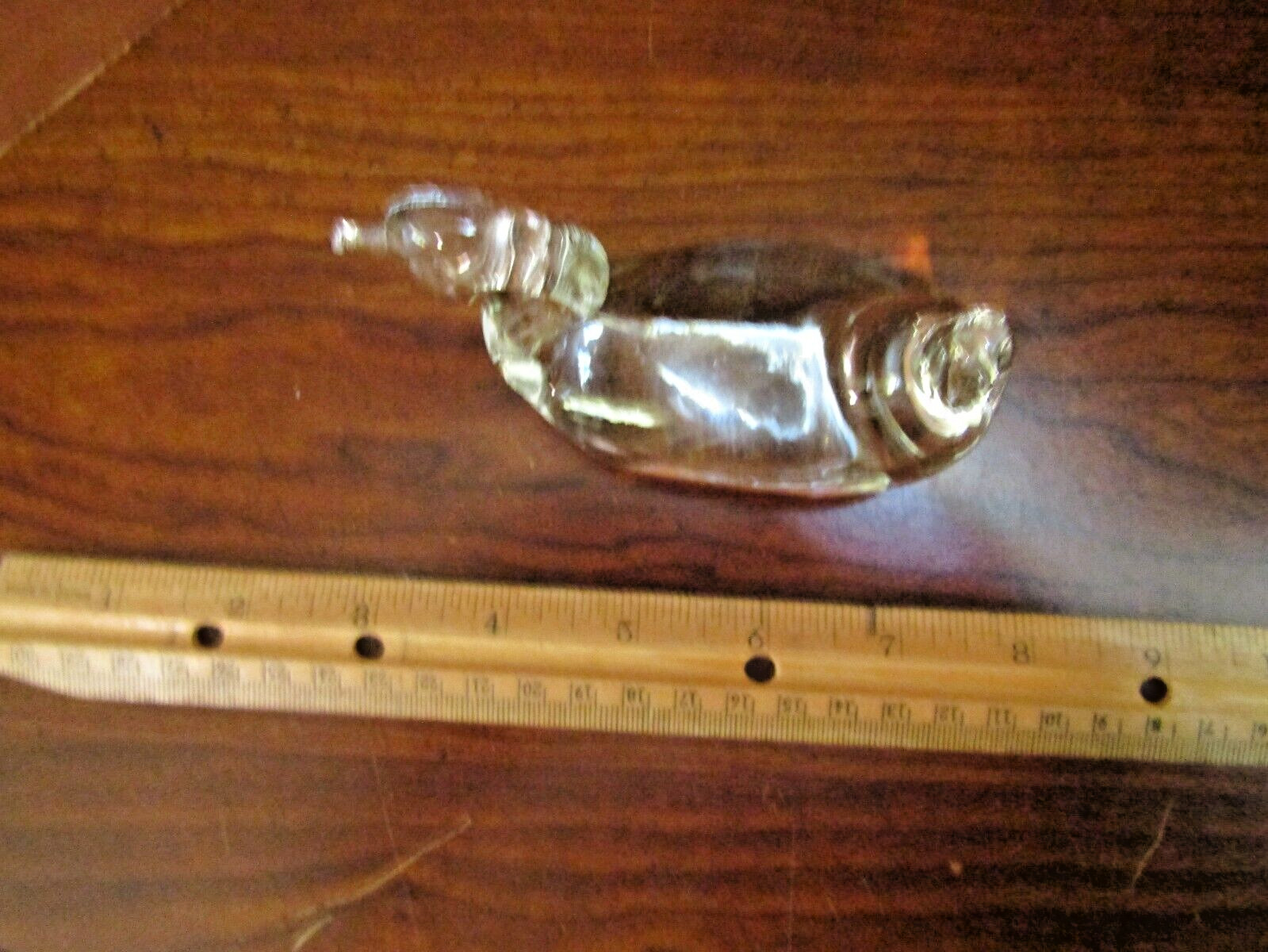 CRYSTAL SWAN – 4-1/4 BY 1-1/2 BY 3 INCHES