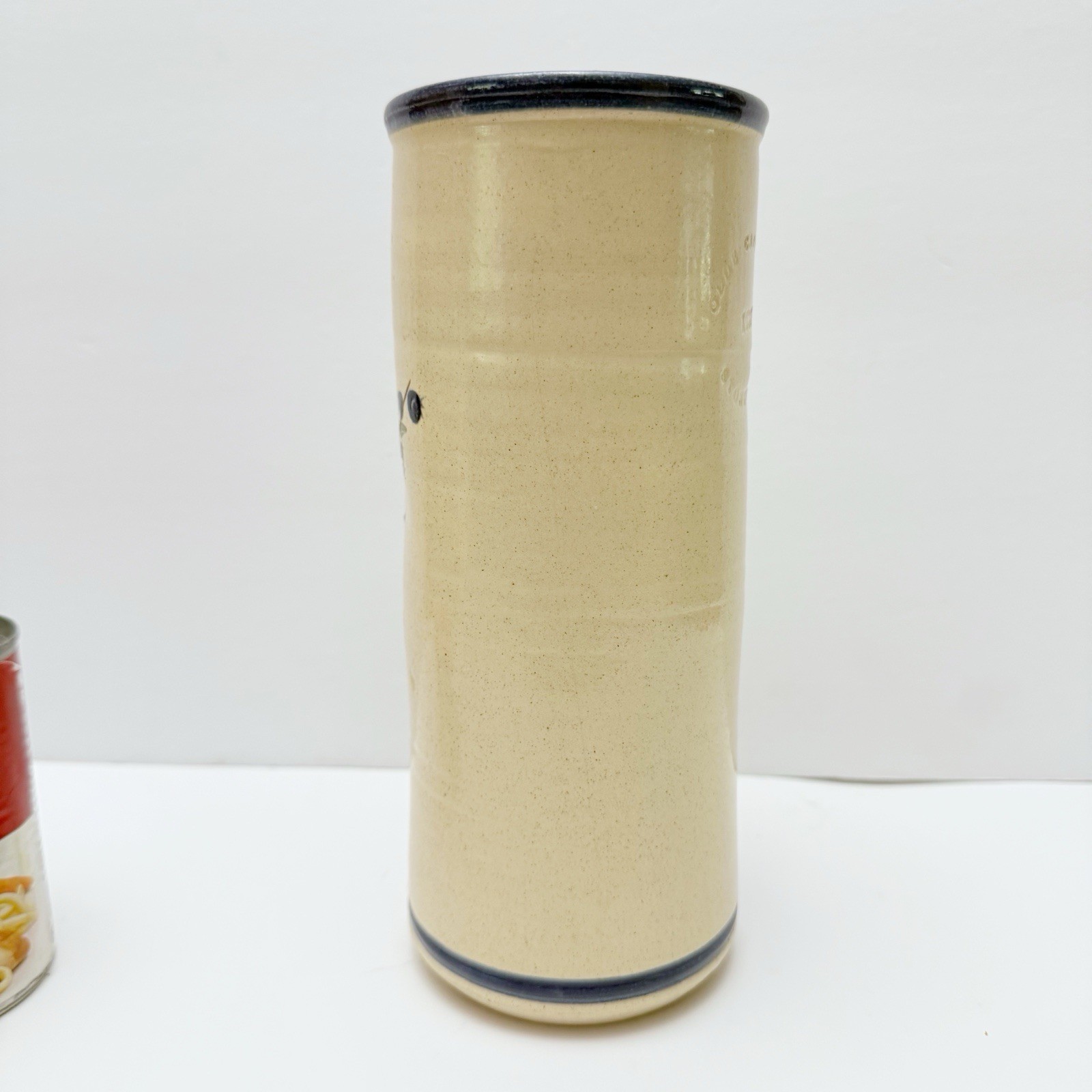 Vintage 1987 Olde Cape Cod Stoneware Pottery Blueberry Vase
