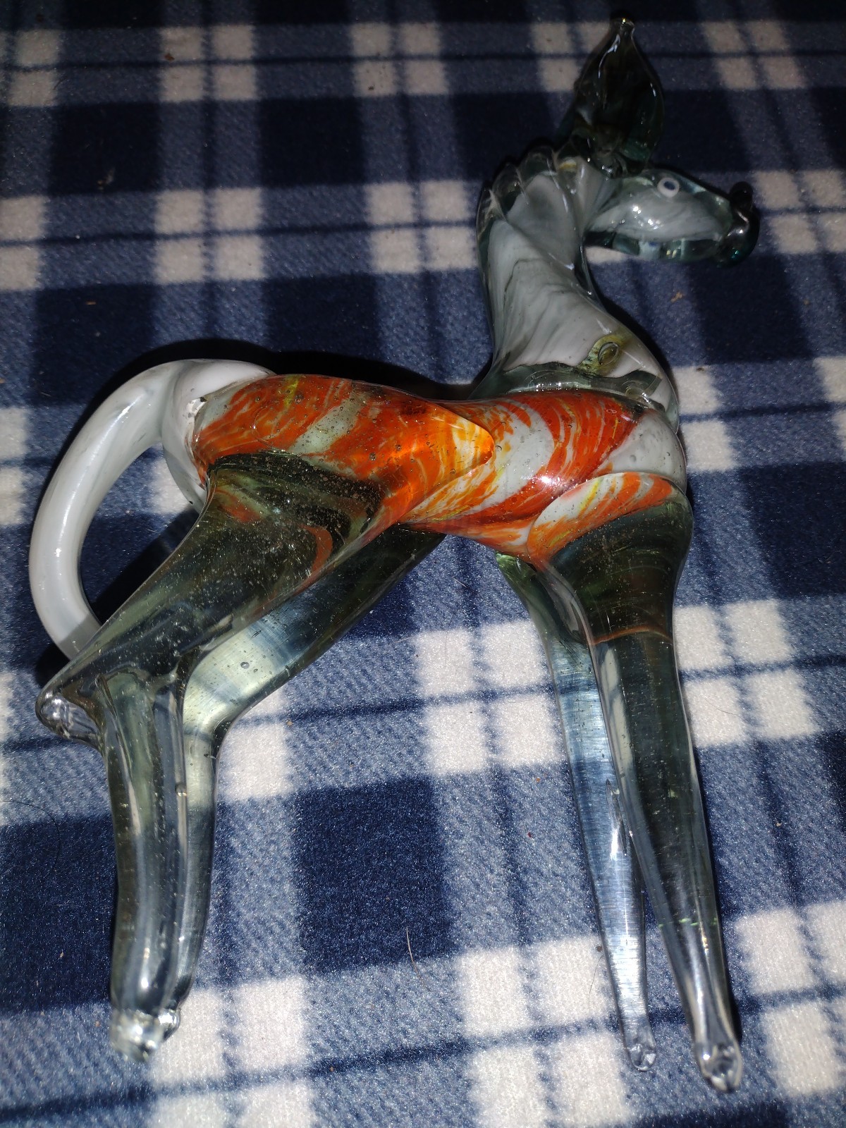 Large Murano glass Donkey! hand-blown beauty!