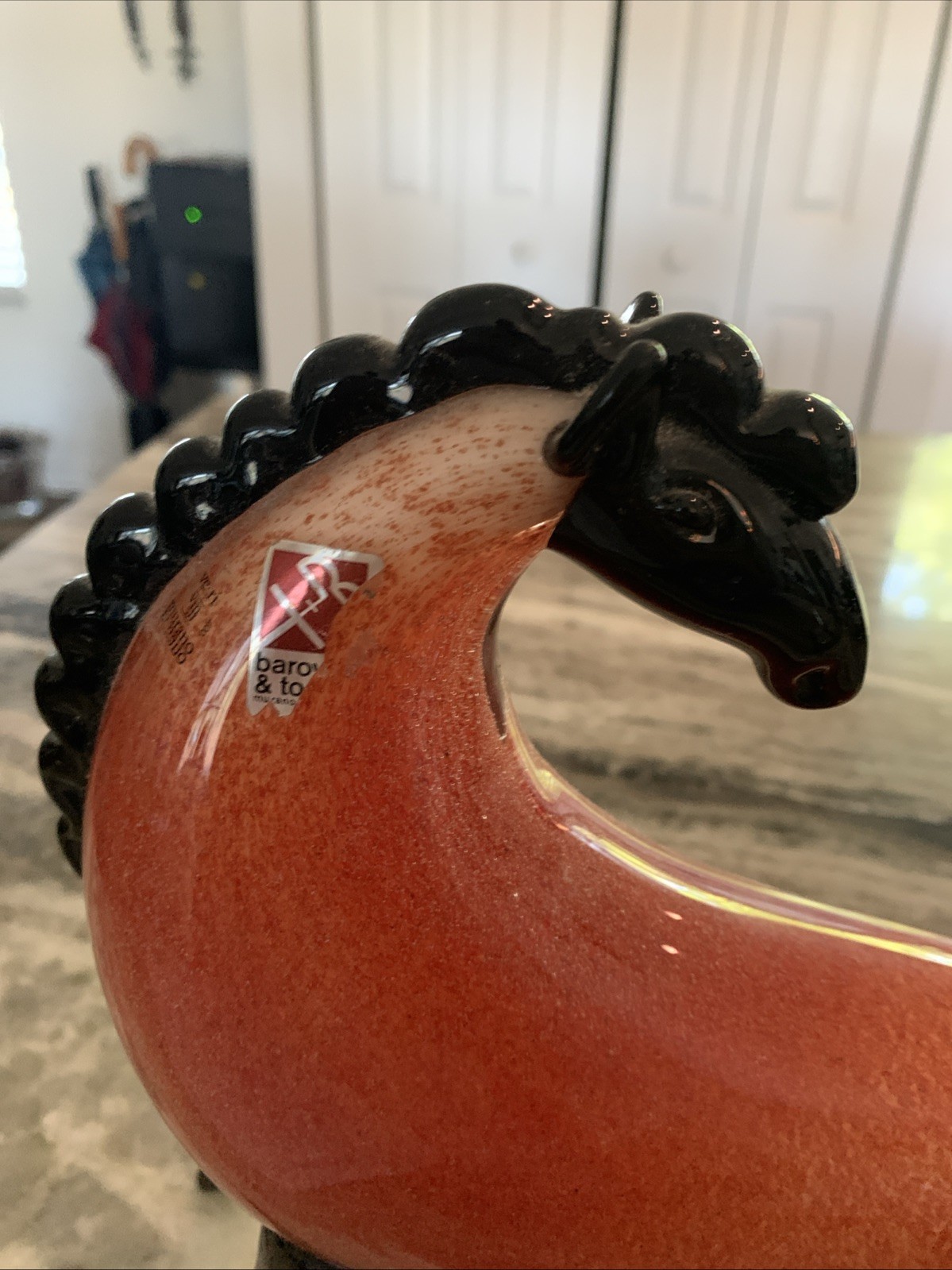 Barovier Murano Glass Figure Of A Horse Designed By Toni Zuccheri Rare