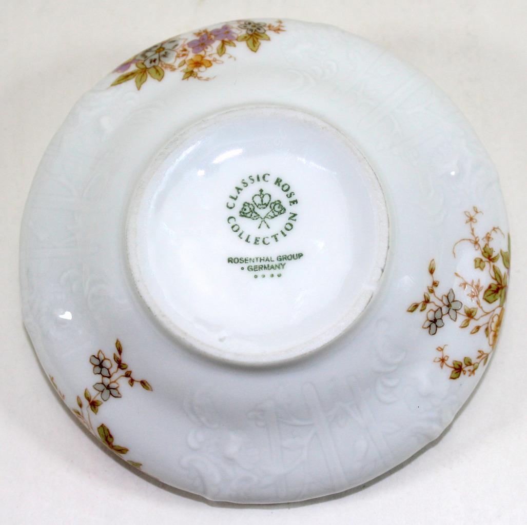 Vintage Classic Rose Collection Rosenthal Group Germany Floral Pattern Ashtray