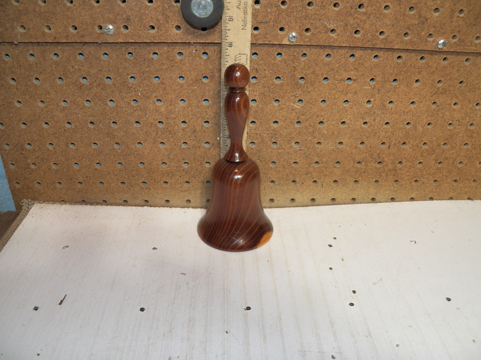 1977 Hand-made Walnut Wood Bell