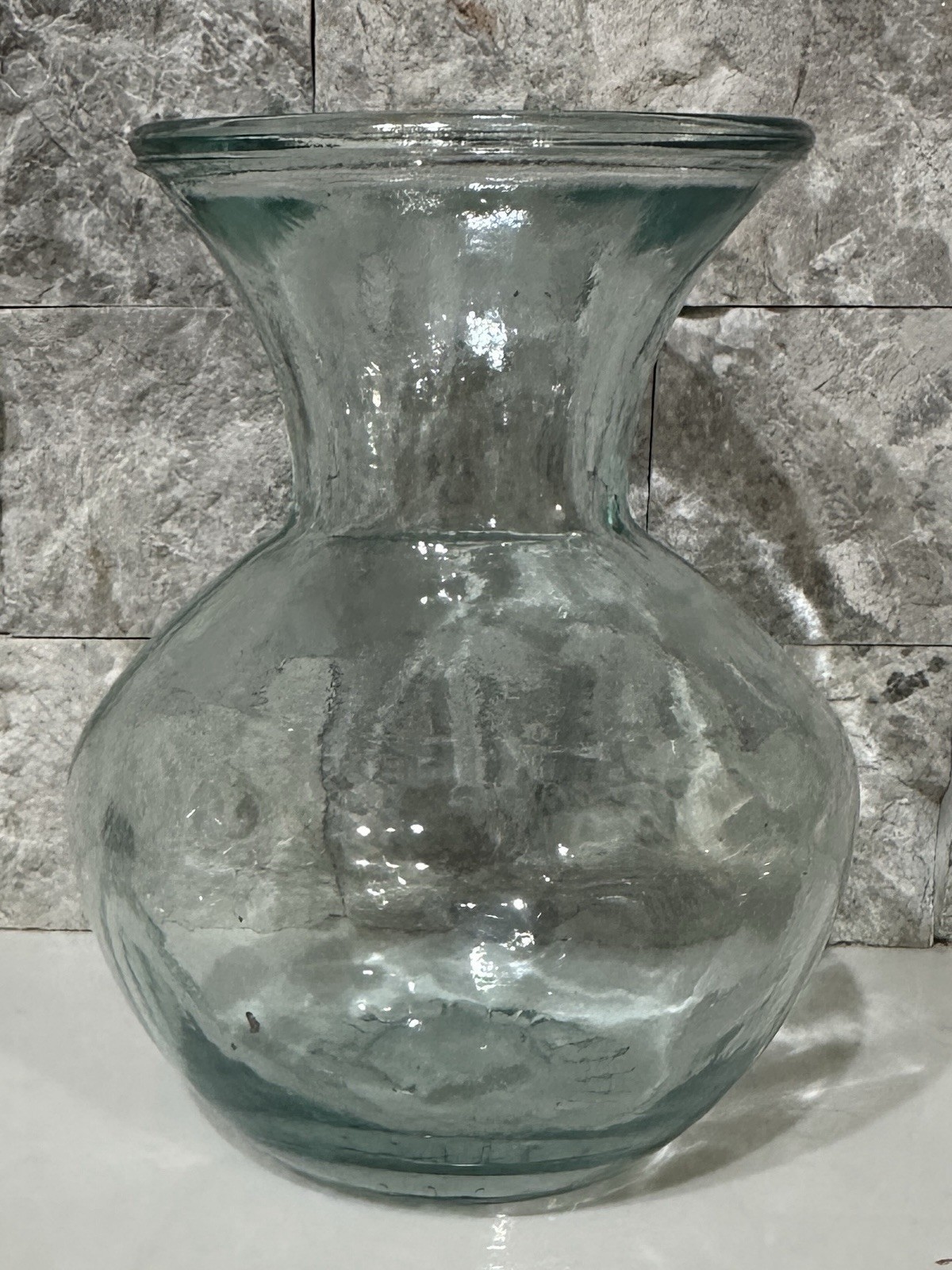Vidrios San Miguel 100% Recycled Glass Hand Made Vase Made In Spain