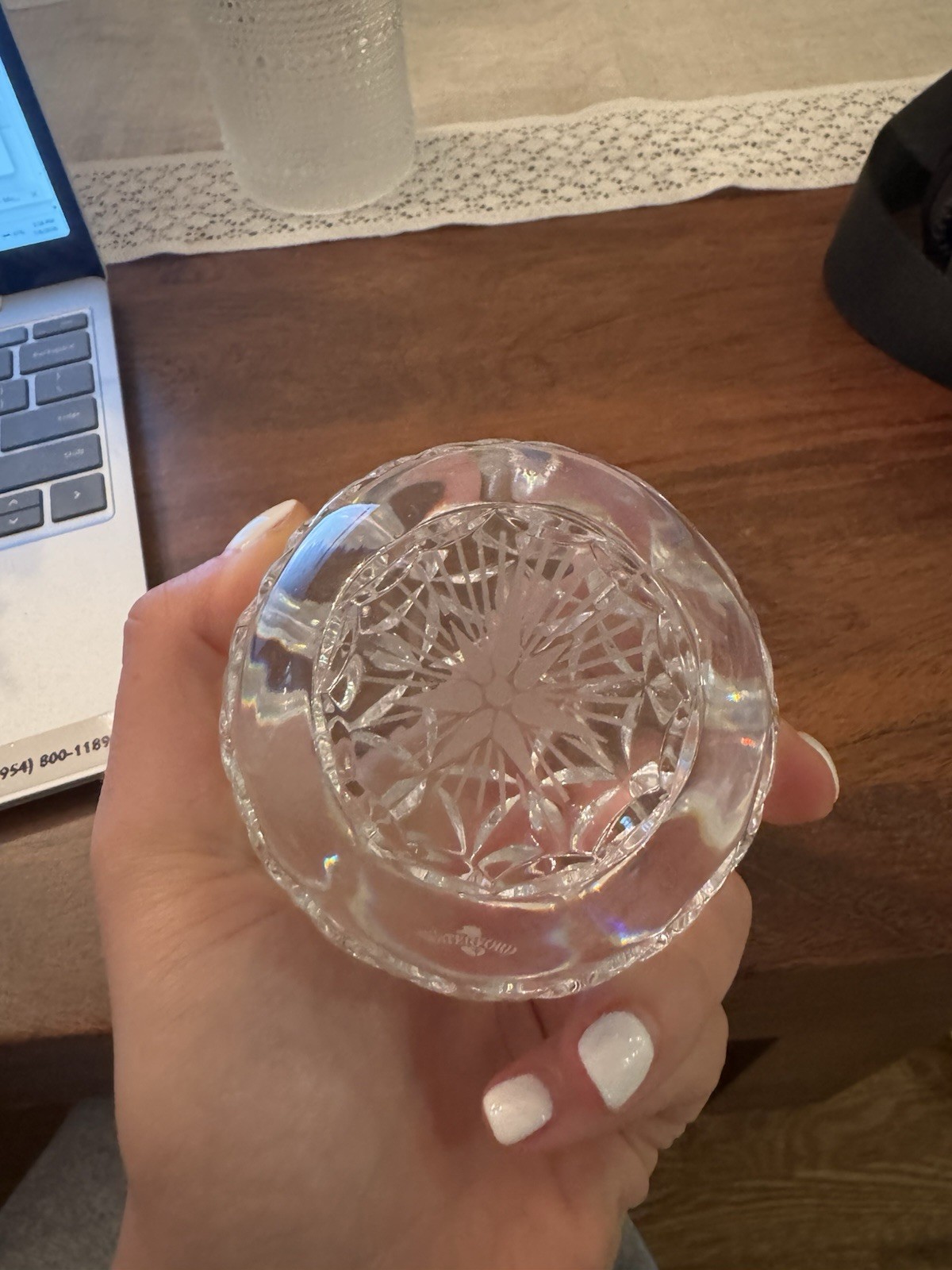 Vintage Waterford Crystal 2000 New York Times Square Millenium Paperweight