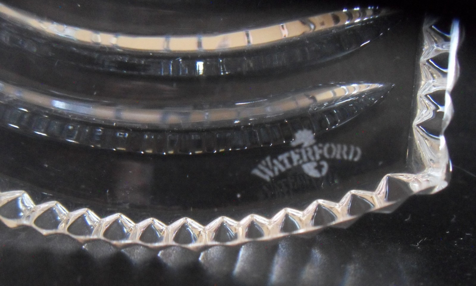 Waterford Crystal Patriotic USA American Flag Paperweight Made in Ireland