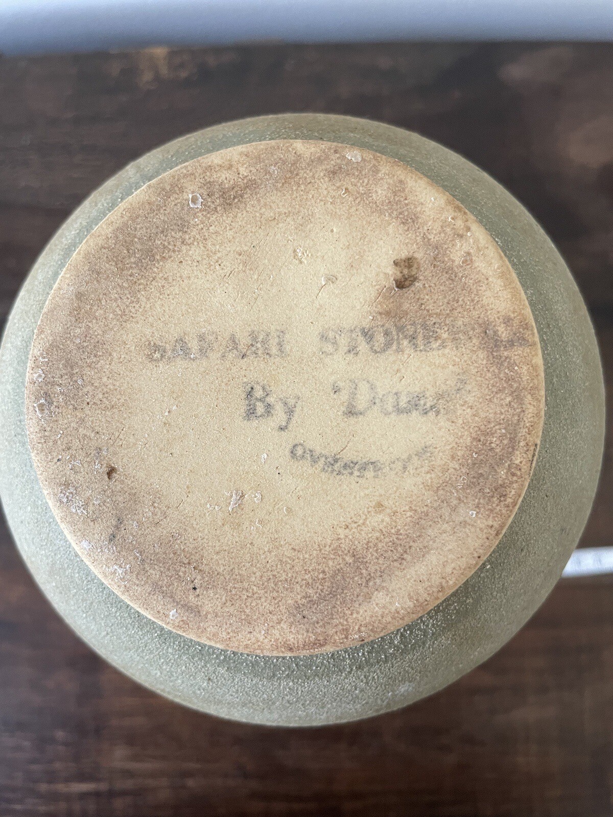 Dana Safari Collection Pottery Stoneware Carafe Rustic 1970 Hand Crafted