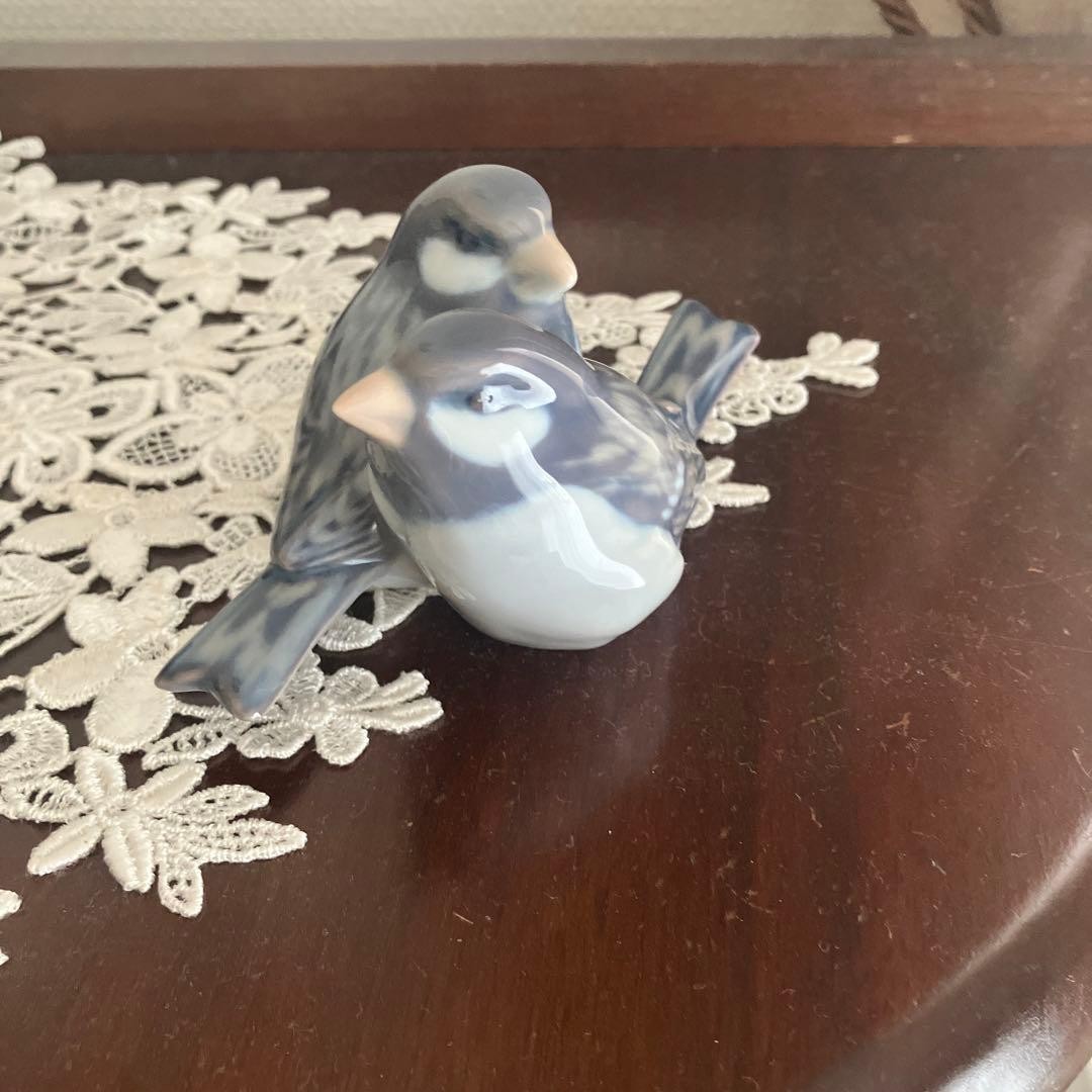 Royal Copenhagen Sparrow Lovebird Elegant Graceful Formal Luxury Denmark Japan